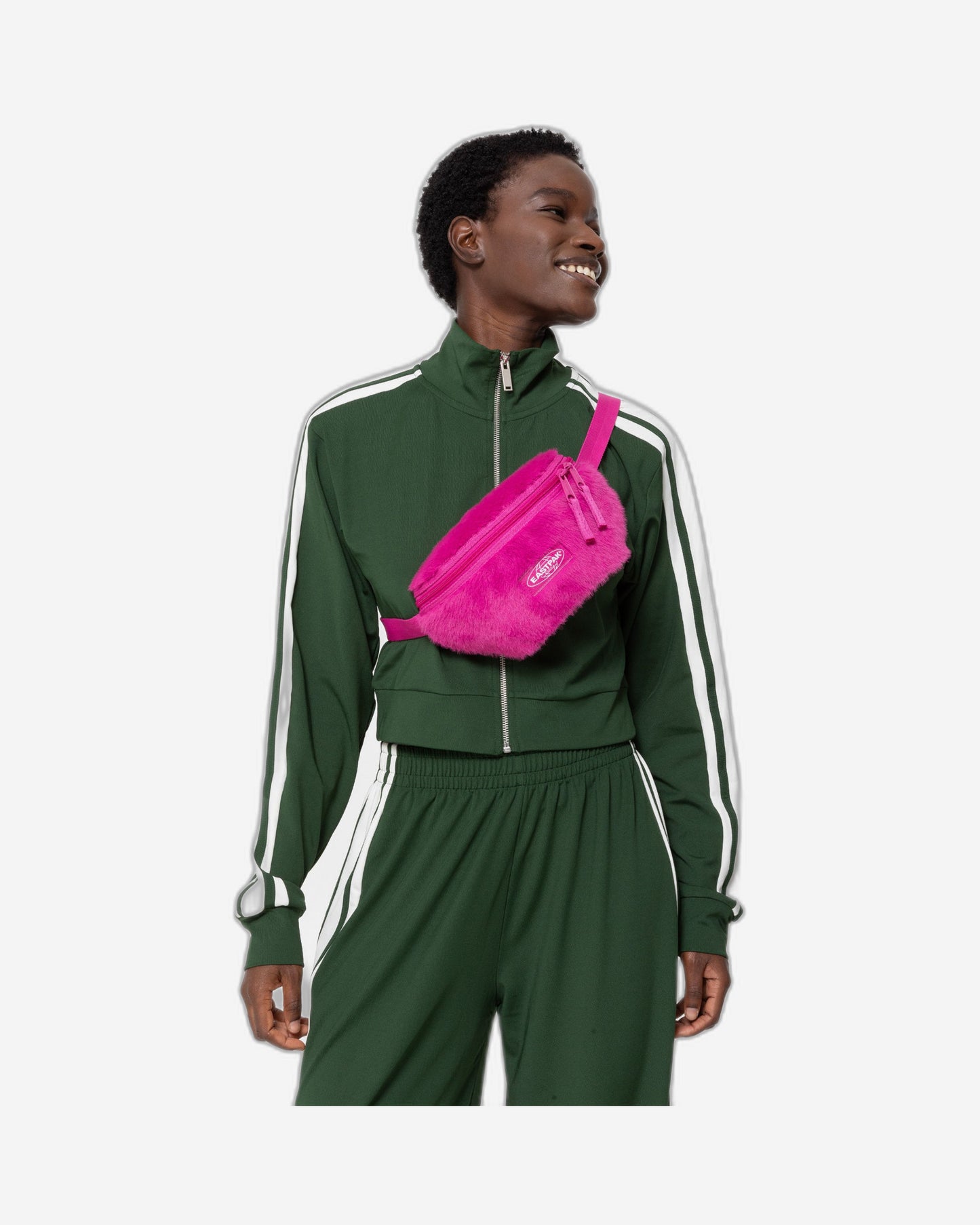 حقيبة خصر من الصوف الفوشيا من إيستباك سبرينغر