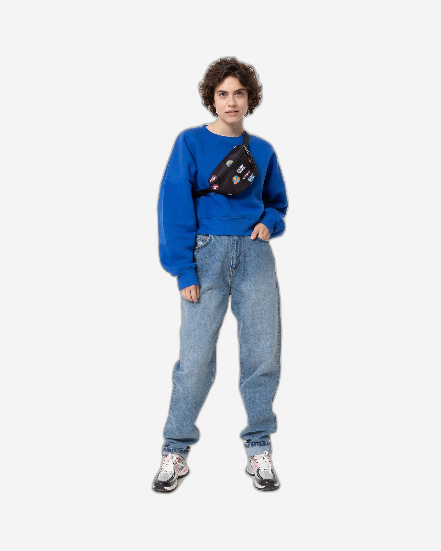 حقيبة خصر إيستباك سبرينغر لوني تونز سوداء صغيرة - EK0000748J81