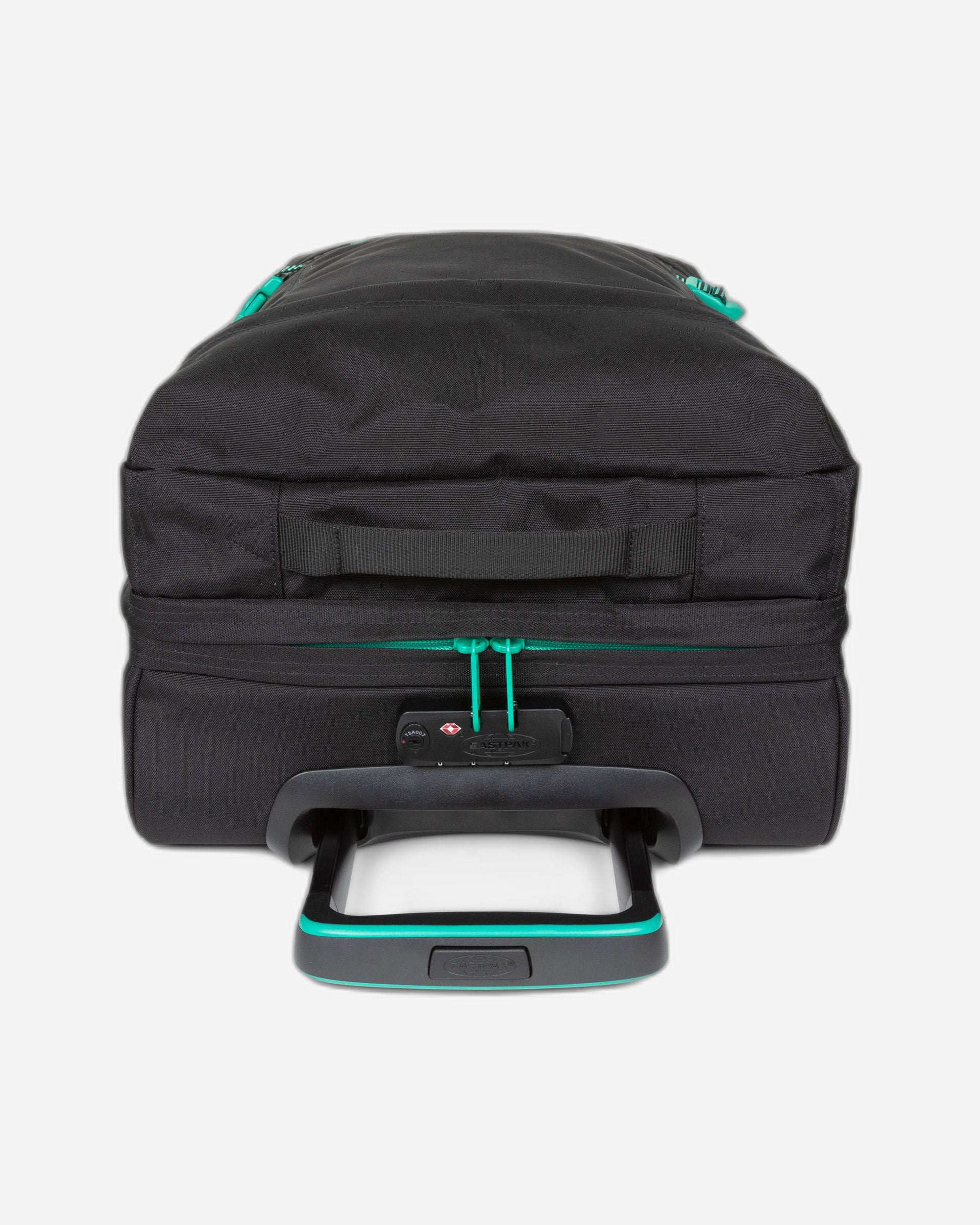 حقيبة سفر إيستباك ترانفرز إس كونتراست سترايب سوداء بعجلات - EK00061L9J41