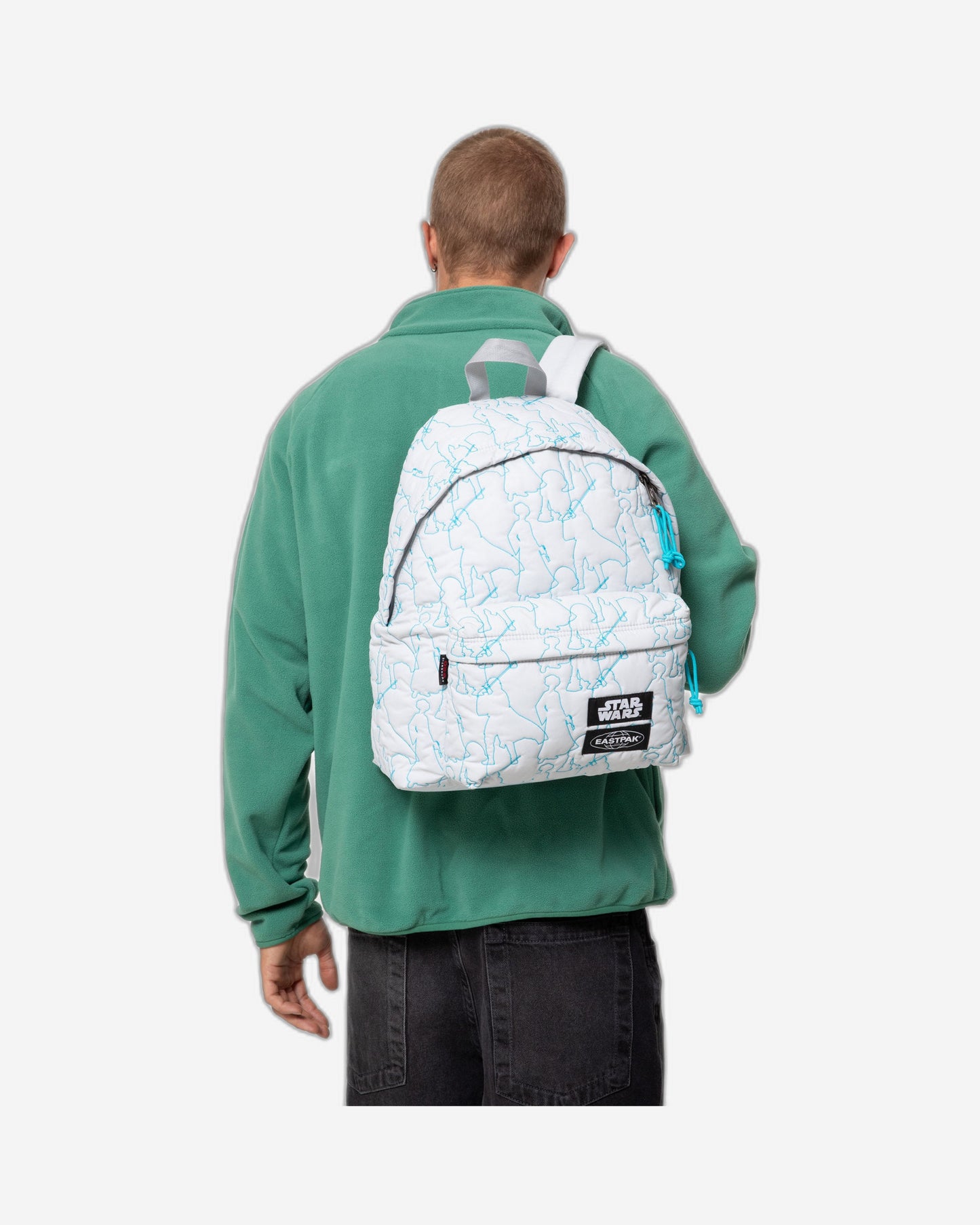 حقيبة ظهر مبطنة من إيستباك باك آر ستار وورز الجانب المضيء
