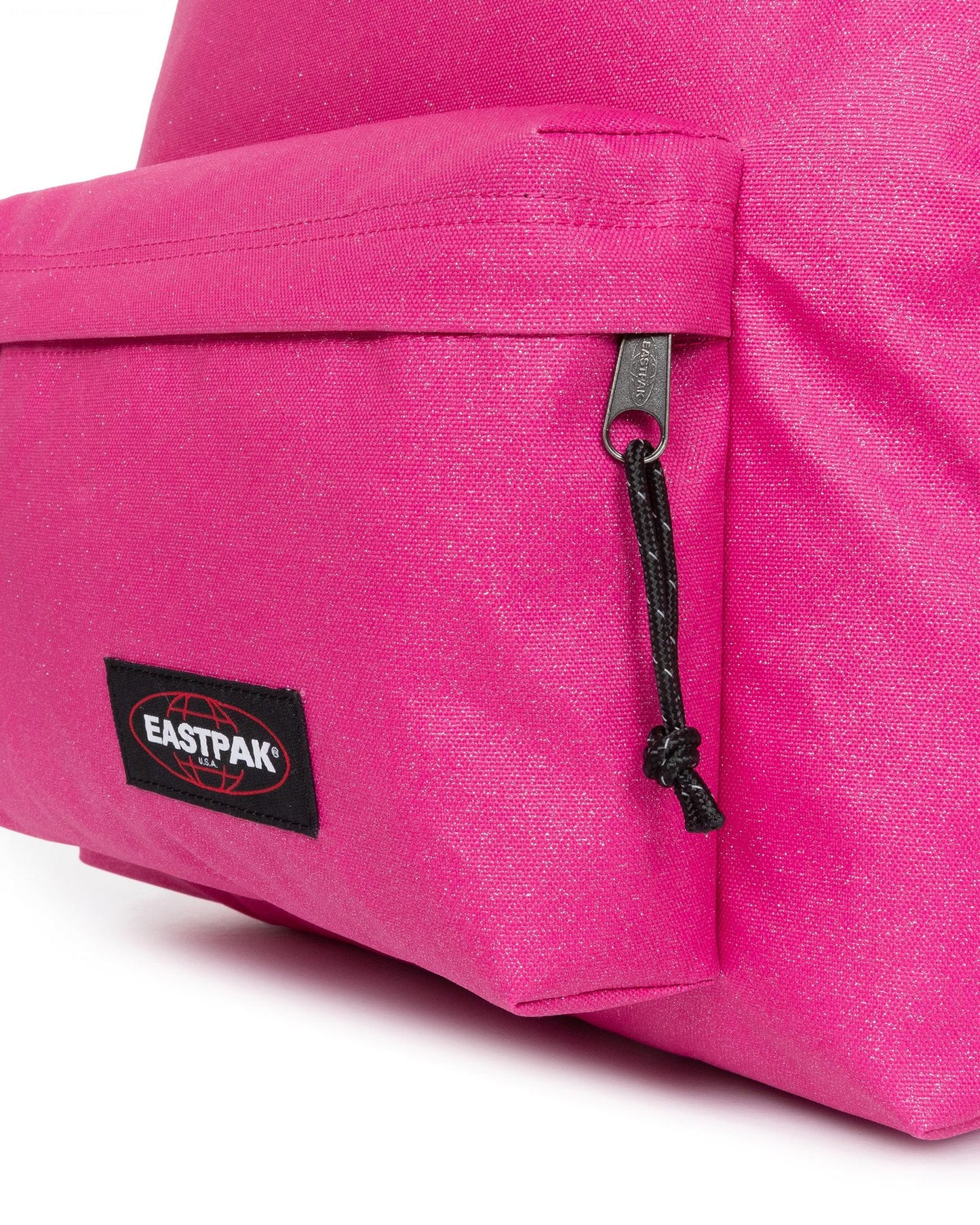 حقيبة ظهر مبطنة من إيستباك باك آر لامعة باللون الفوشيا