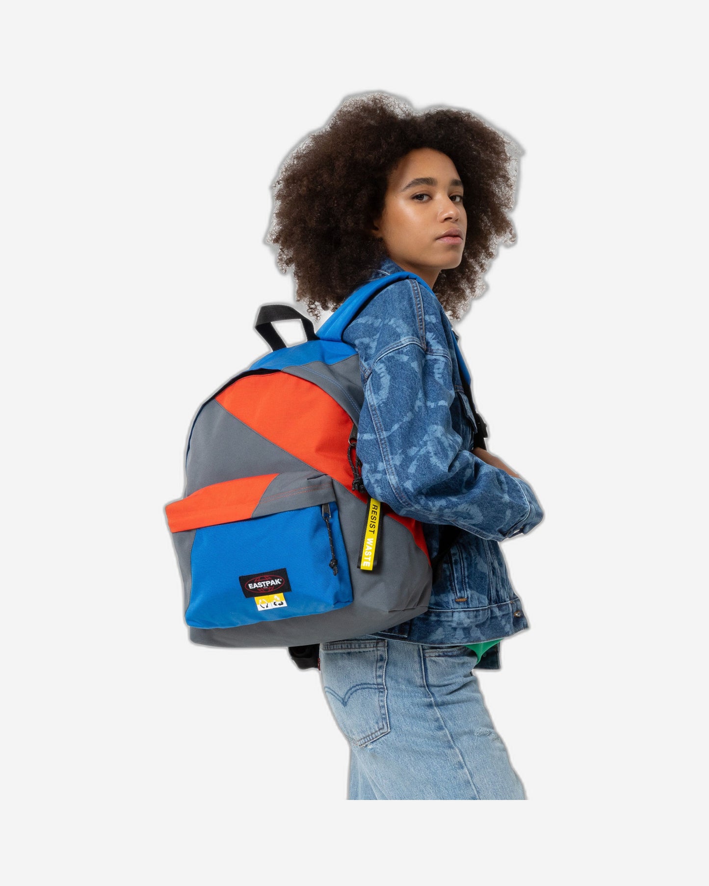 حقيبة ظهر Eastpak Padded Pak'R RW زرقاء متوسطة الحجم - EK0006205K51