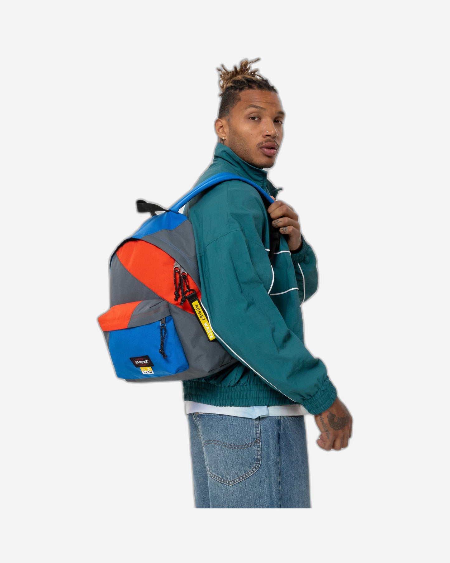 حقيبة ظهر Eastpak Padded Pak'R RW زرقاء متوسطة الحجم - EK0006205K51