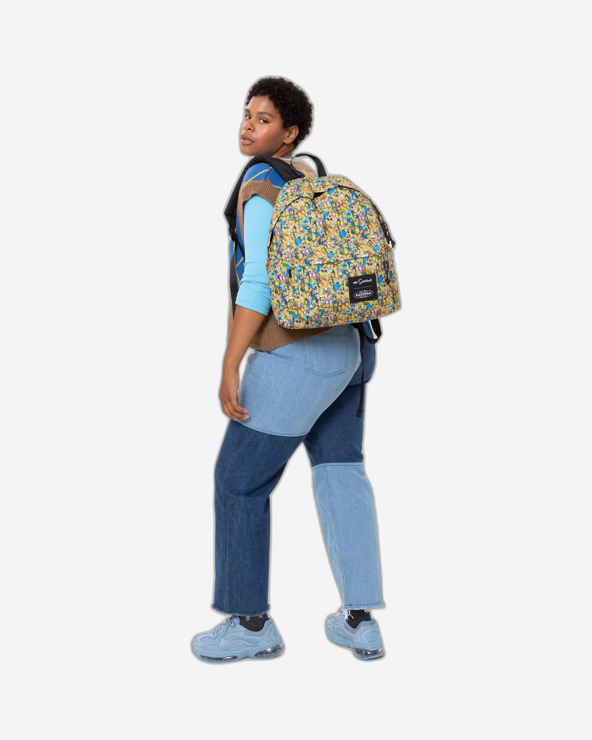 حقيبة ظهر إيست باك باديد باك آر ذا سيمبسونز سوداء متوسطة الحجم - EK0006207A1