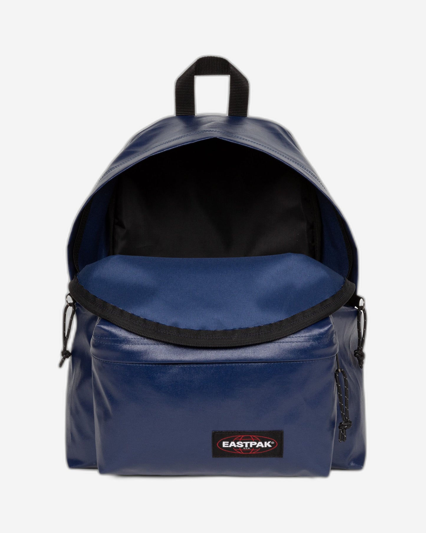 حقيبة ظهر Eastpak Padded Pak'R لامعة باللون الأزرق البحري متوسطة الحجم - EK0006209J81