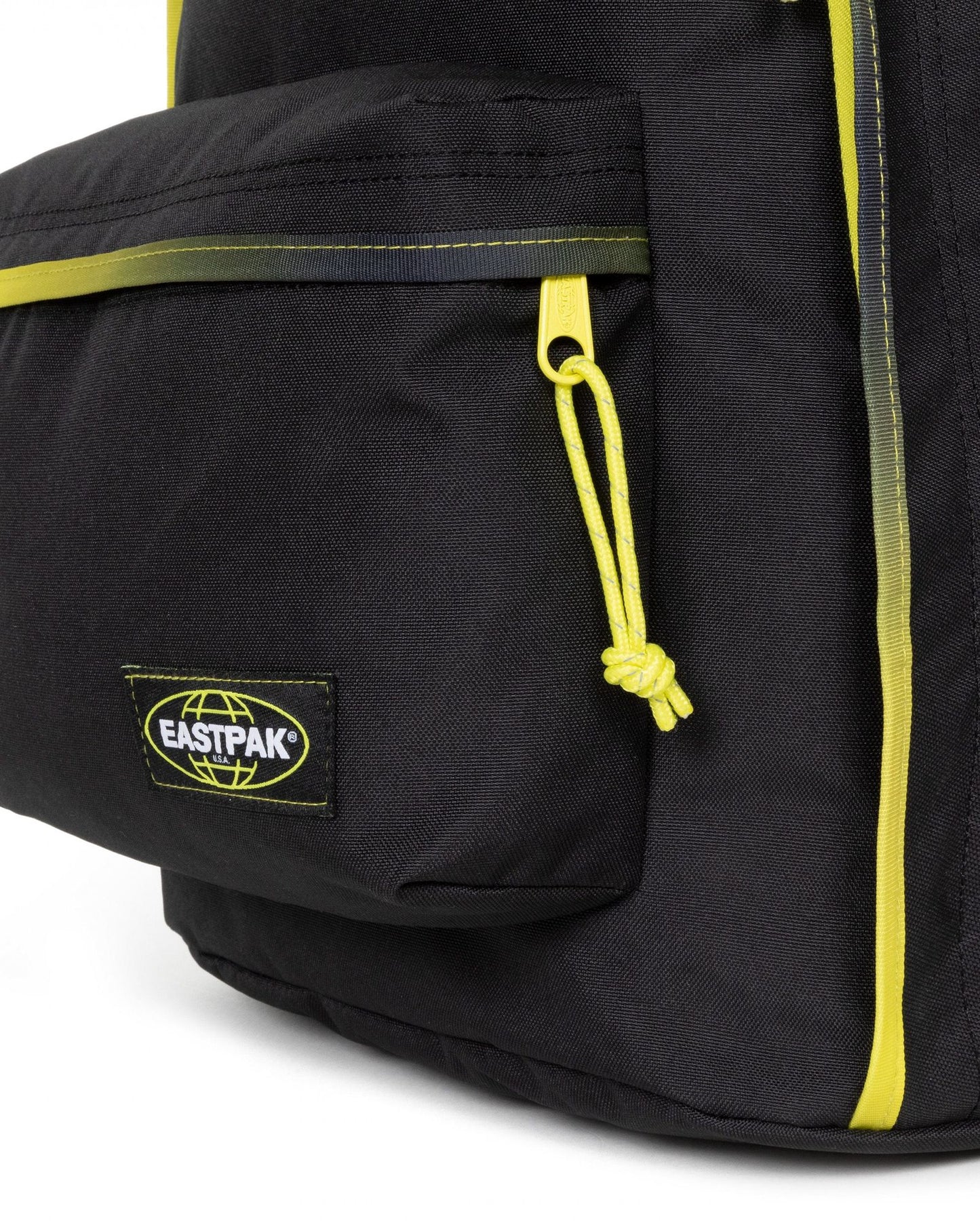 حقيبة ظهر متوسطة الحجم من إيستباك، لون أخضر ليموني، بتصميم "خارج المكتب"