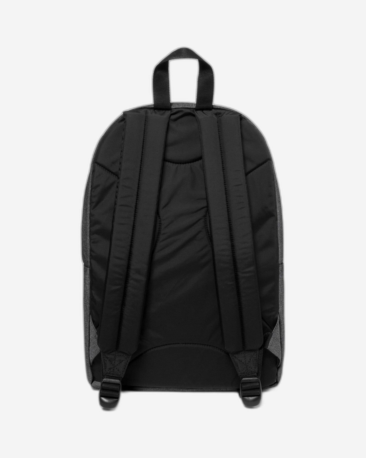 حقيبة ظهر إيست باك باك تو ورك متوسطة الحجم للكمبيوتر المحمول من قماش الدنيم الأسود - EK00093677H1