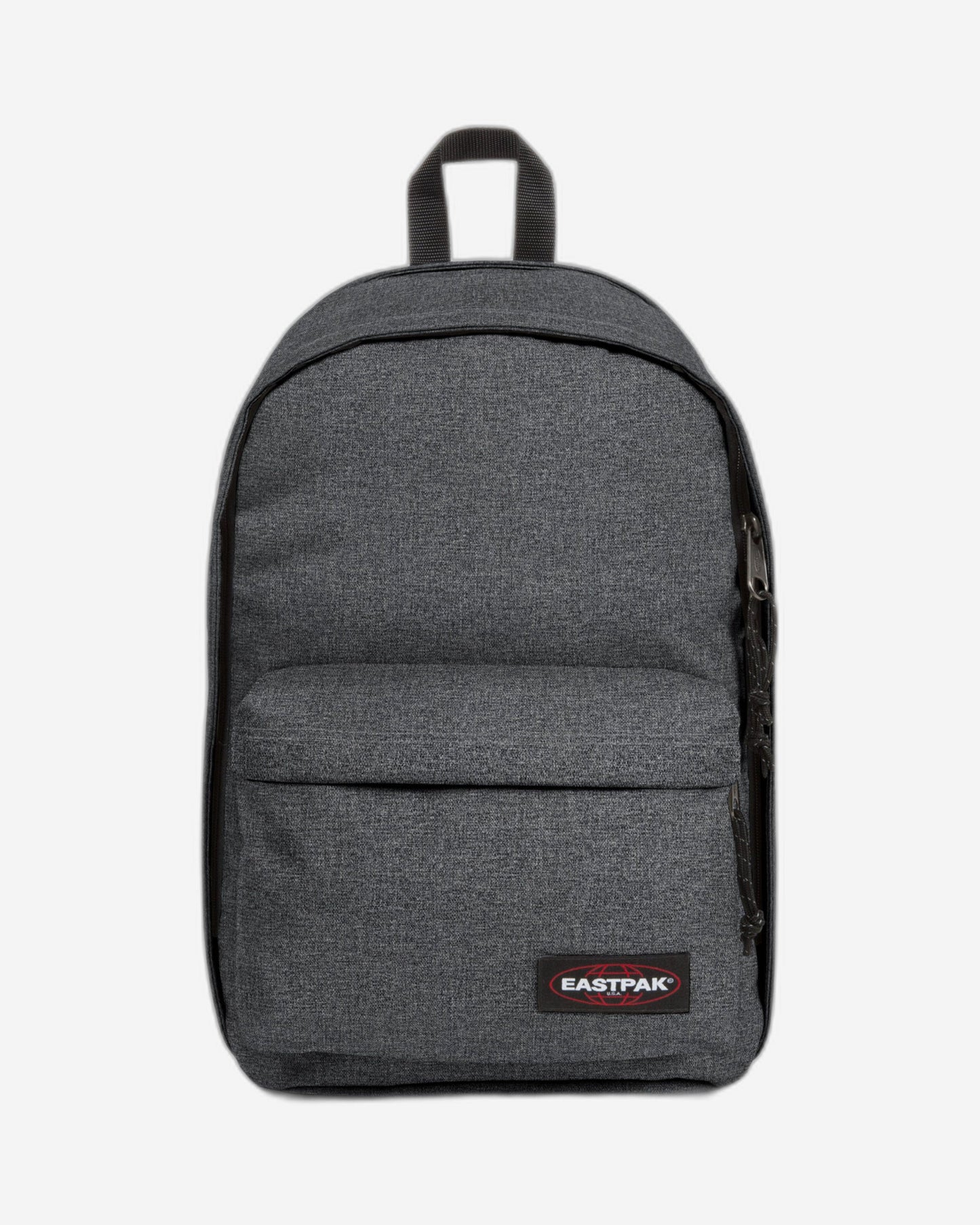 حقيبة ظهر إيست باك باك تو ورك متوسطة الحجم للكمبيوتر المحمول من قماش الدنيم الأسود - EK00093677H1