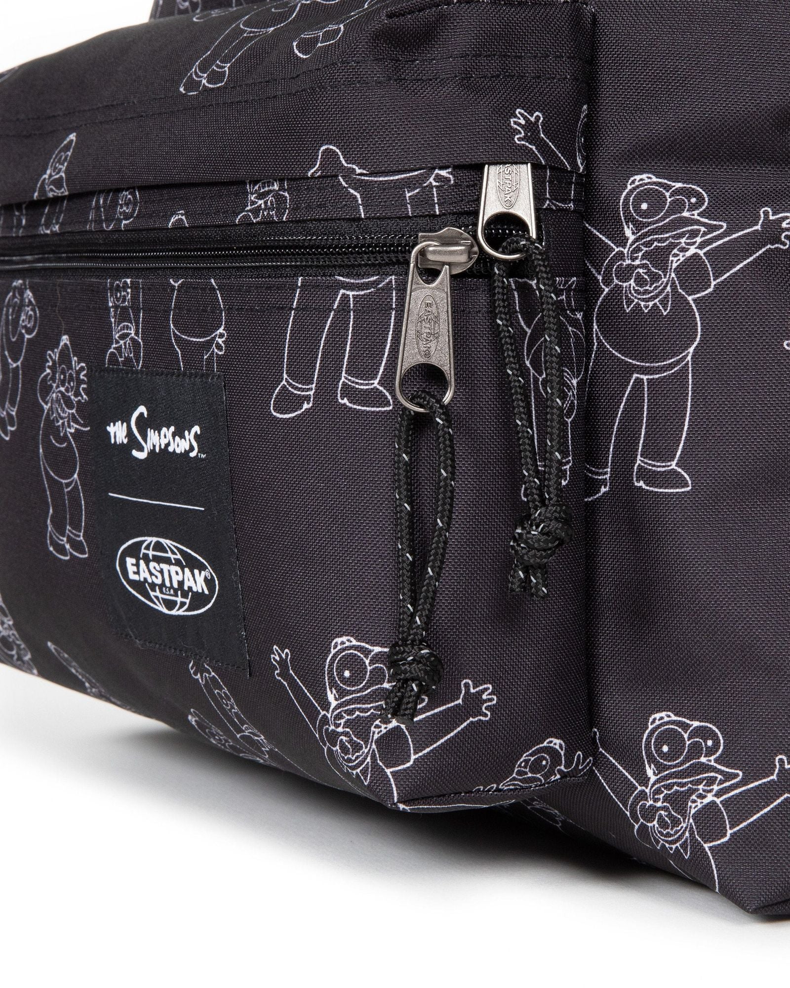 حقيبة ظهر Eastpak مبطنة Zippl'R + The Simpsons سوداء متوسطة الحجم - EK0A5B747A1