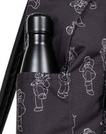 حقيبة ظهر Eastpak مبطنة Zippl'R + The Simpsons سوداء متوسطة الحجم - EK0A5B747A1