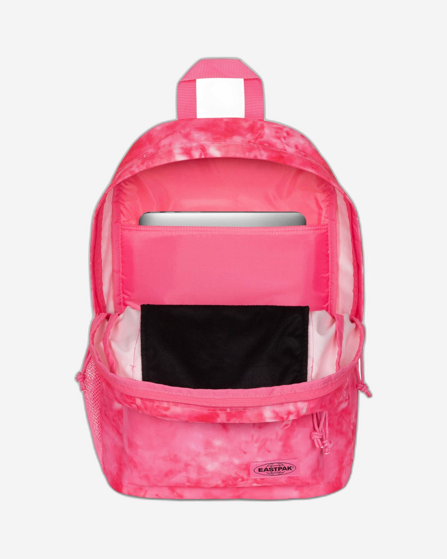 حقيبة ظهر إيستباك مبطنة مزدوجة بتصميم كاجوال مموه وردي