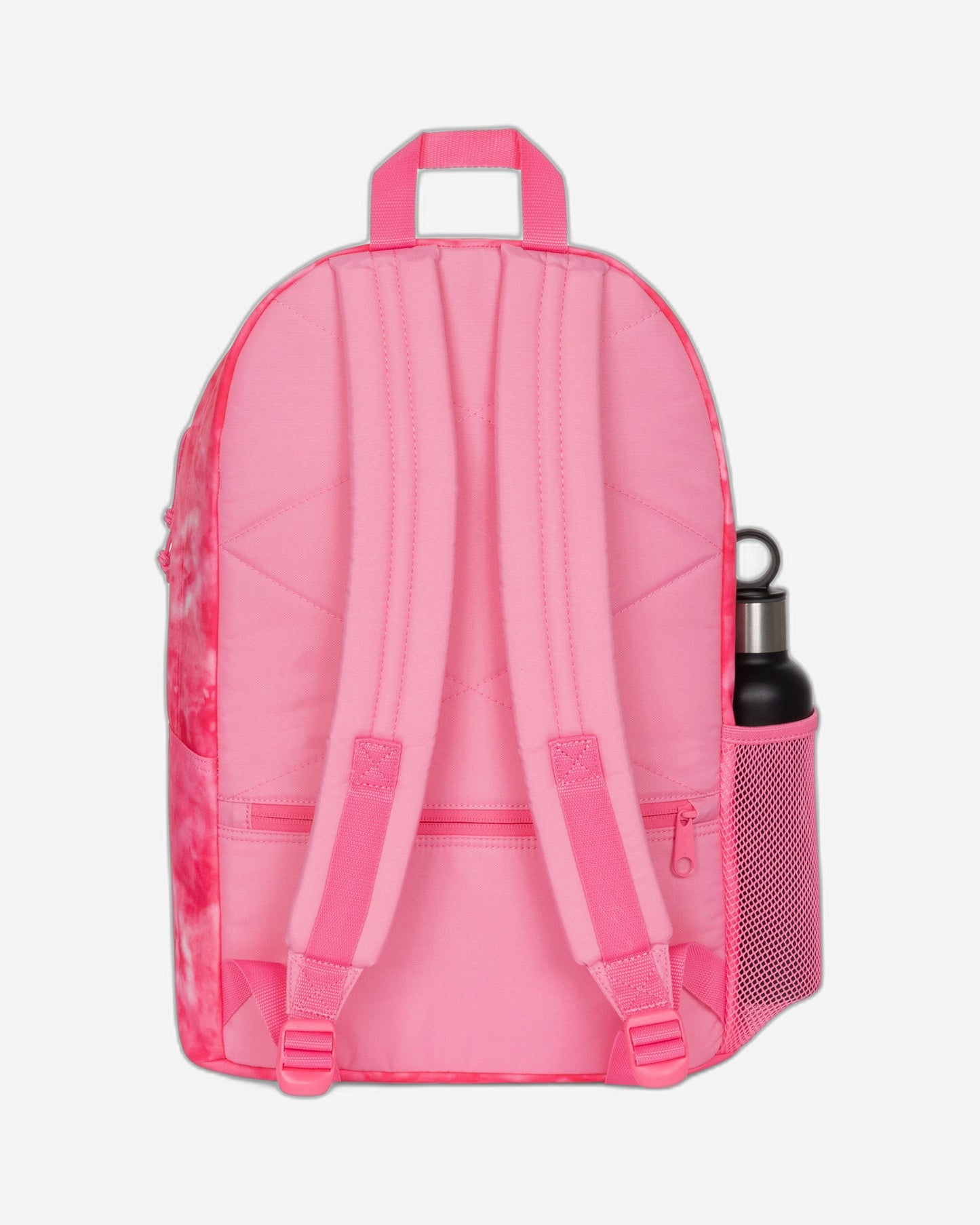 حقيبة ظهر إيستباك مبطنة مزدوجة بتصميم كاجوال مموه وردي