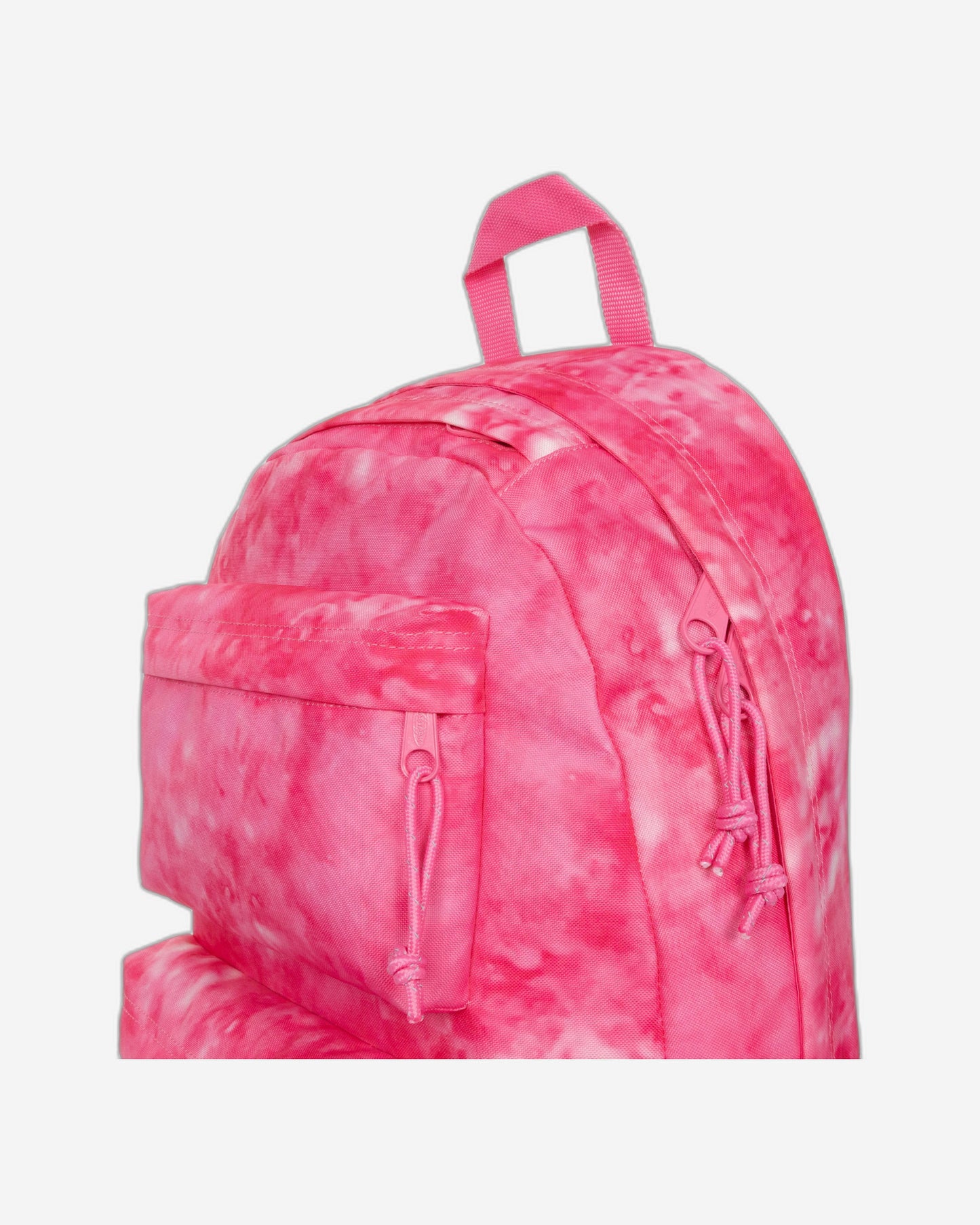 حقيبة ظهر إيستباك مبطنة مزدوجة بتصميم كاجوال مموه وردي