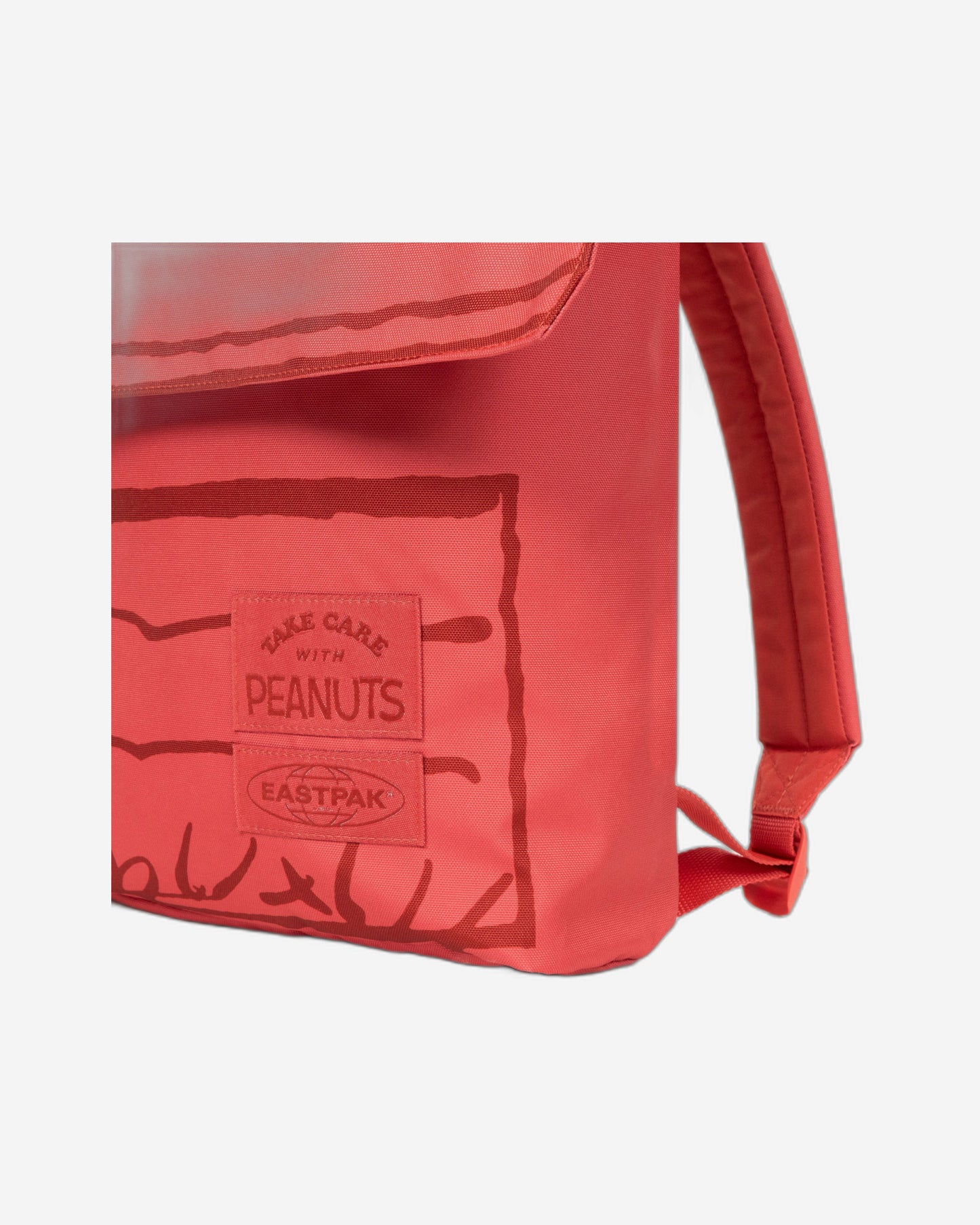 حقيبة ظهر إيستباك بتصميم منزل سنوبي ومنزل كلب الفول السوداني