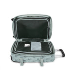 حقيبة سفر إيستباك ترانزيت إس صغيرة ناعمة بنقشة الفول السوداني والنعناع - EK0A5BA76O81