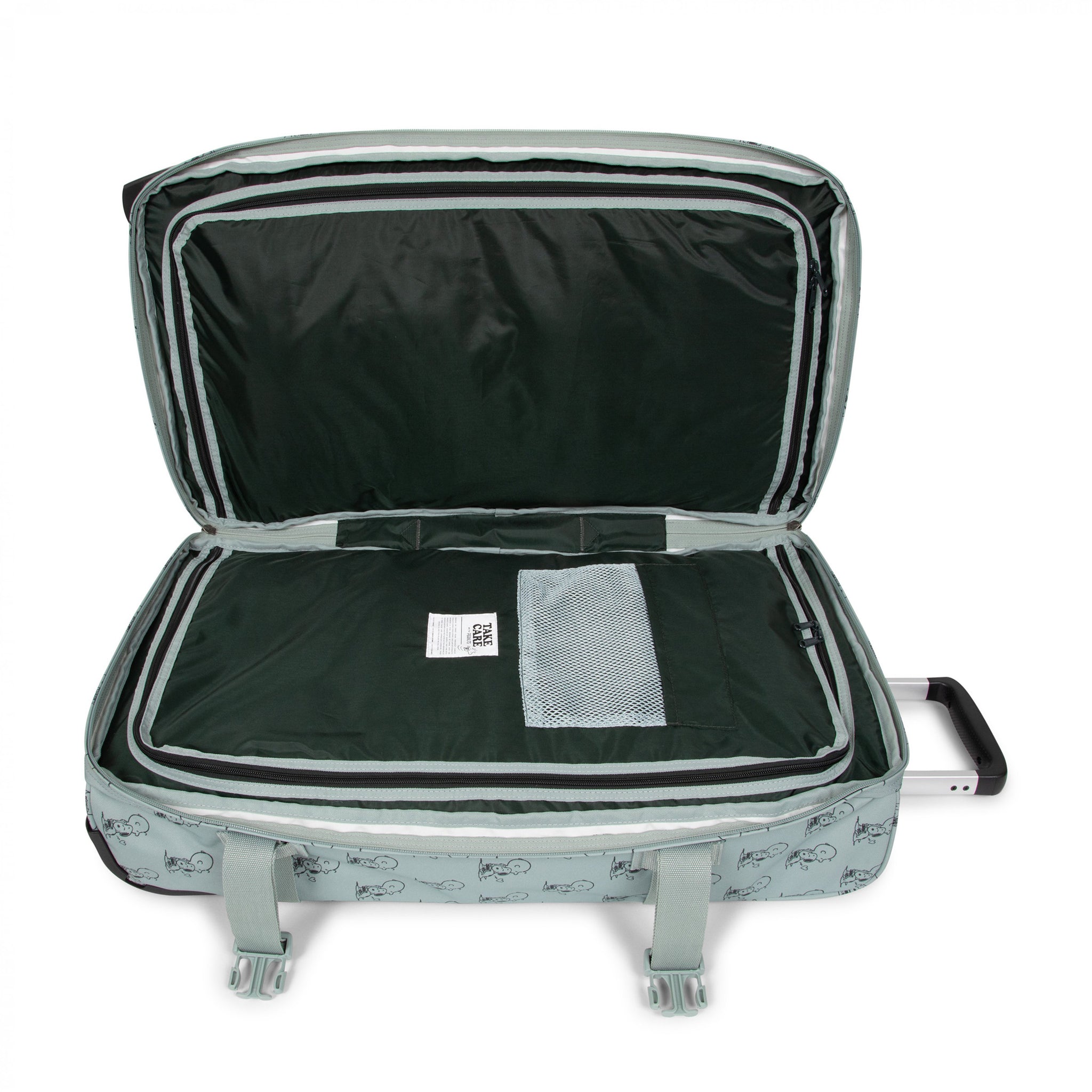 حقيبة سفر إيستباك ترانزيت آر إم متوسطة الحجم ناعمة بلون الفول السوداني والنعناع - EK0A5BA86O81