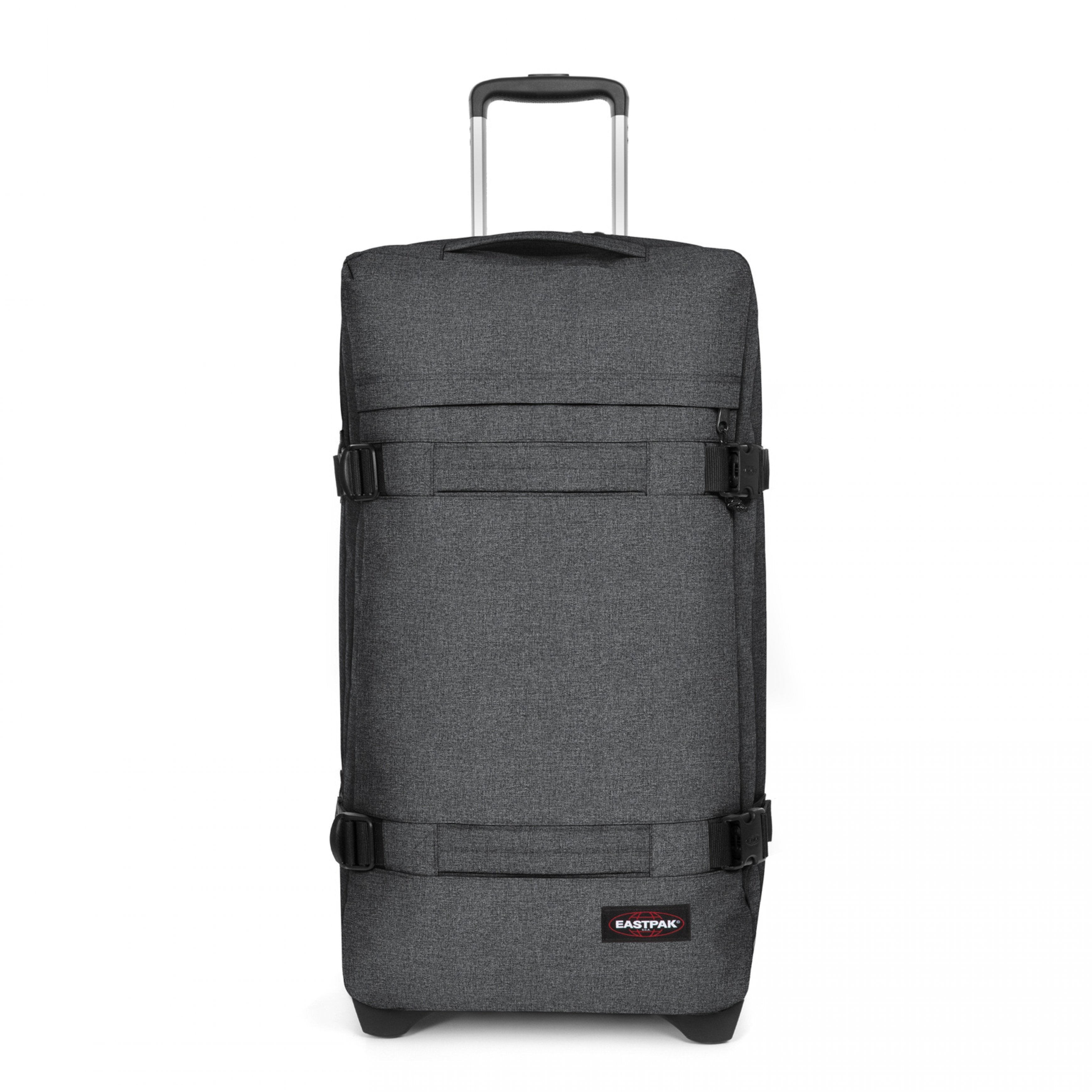 Eastpak Transit'R M Black Denim Medium Soft Luggage
