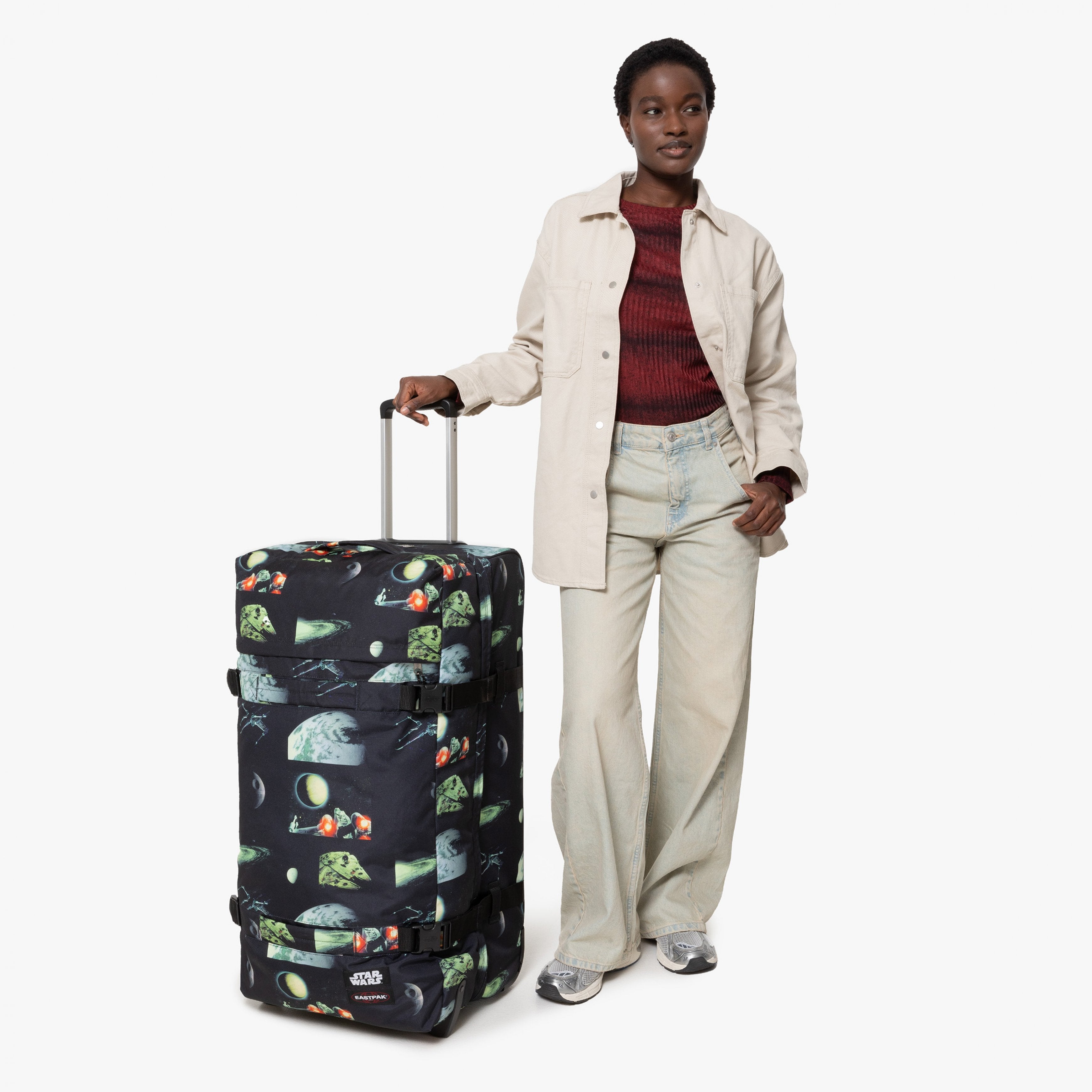 حقيبة إيست باك ترانزيت آر إل ستار وورز جالاكسي باللون الأسود - EK0A5BA91Q11