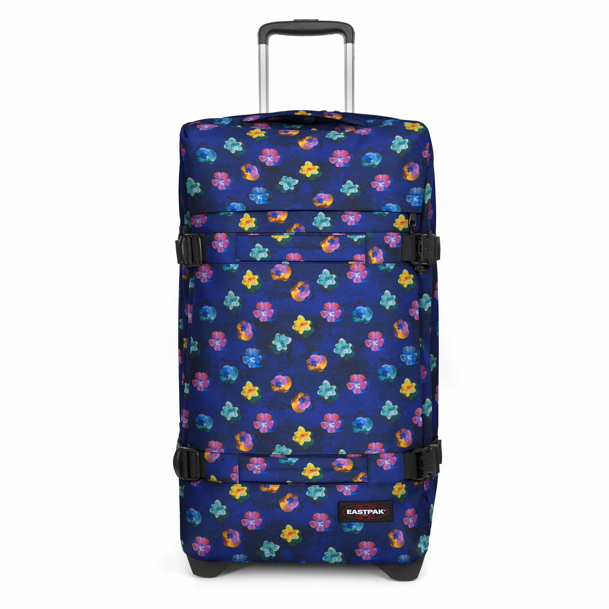 Eastpak Transit'R L Flowerblur Navy Large Soft Luggage