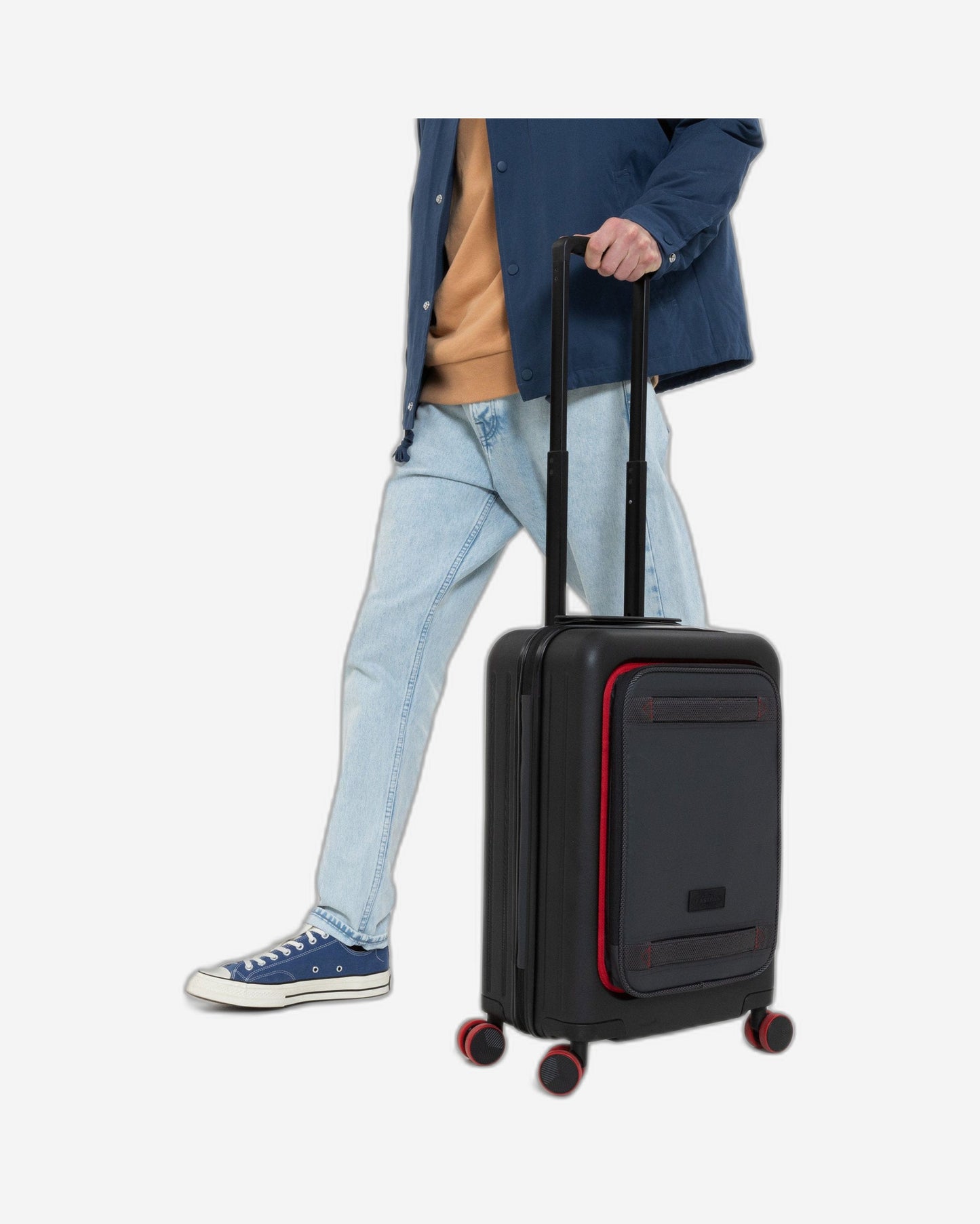 حقيبة سفر إيست باك سي إن إن سي إس سي إن إن سي أكسنت رمادية اللون بعجلات - EK0A5BBYI971