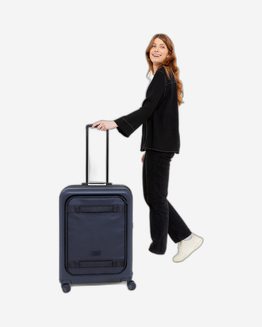 حقيبة سفر ترولي متوسطة الحجم من إيست باك سي إن إن سي تي كيس إم سي إن إن سي تي مارين - EK0A5BBZO16