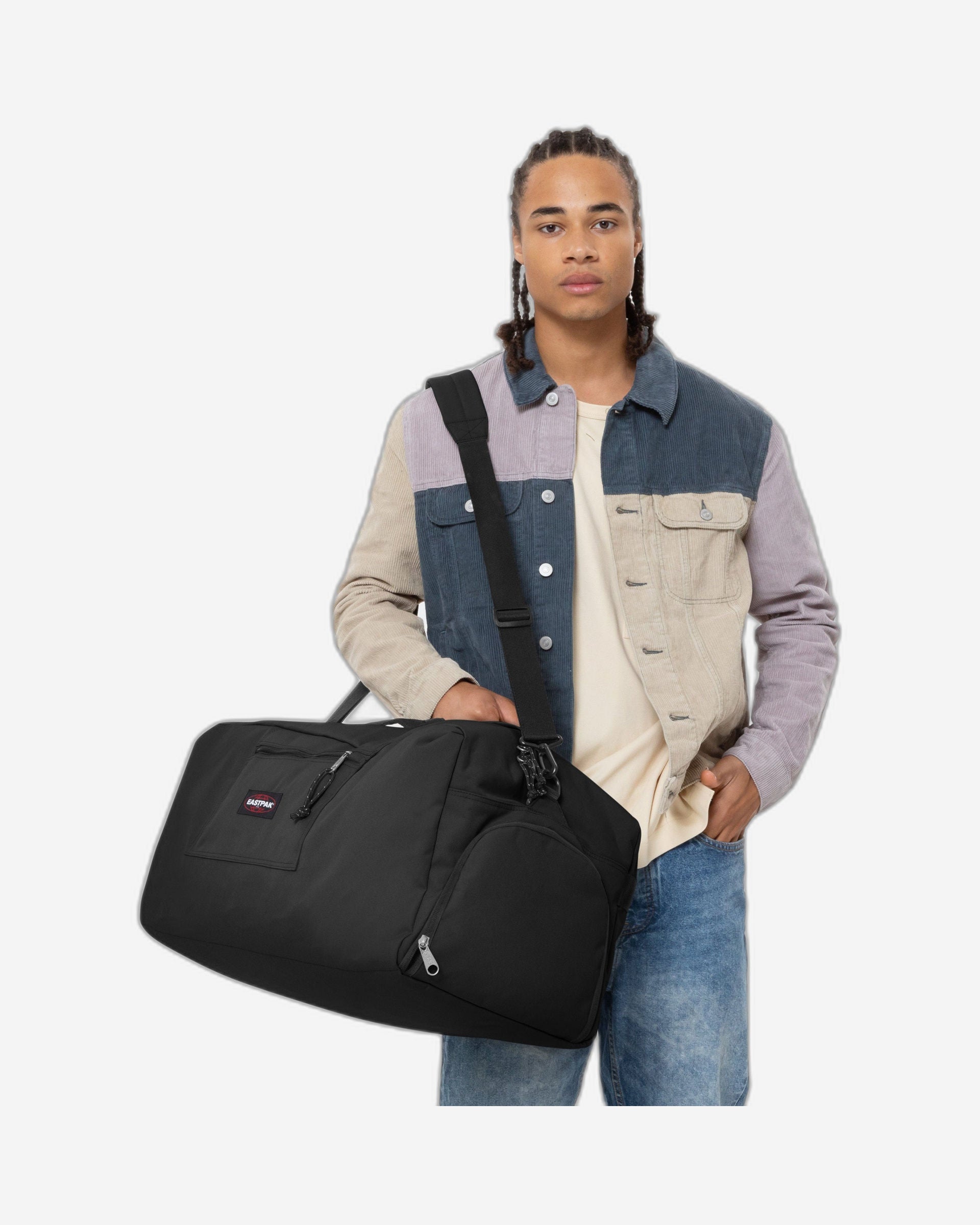 حقيبة دافل إيست باك دافل آر إل سوداء كبيرة - EK0A5BER008