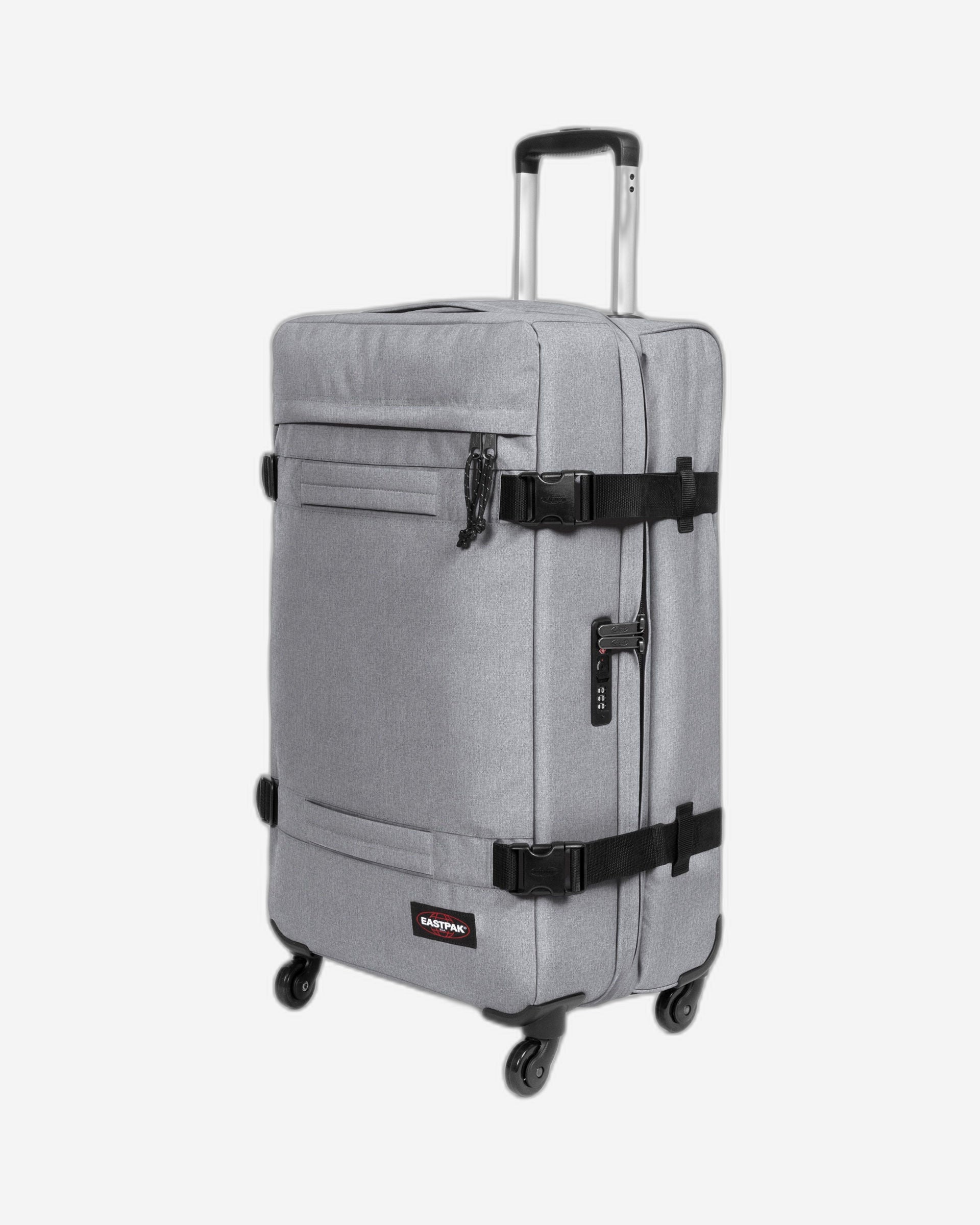 حقيبة إيست باك ترانزيت آر ٤ إم متوسطة الحجم رمادية اللون بأربع عجلات - EK0A5BFJ363