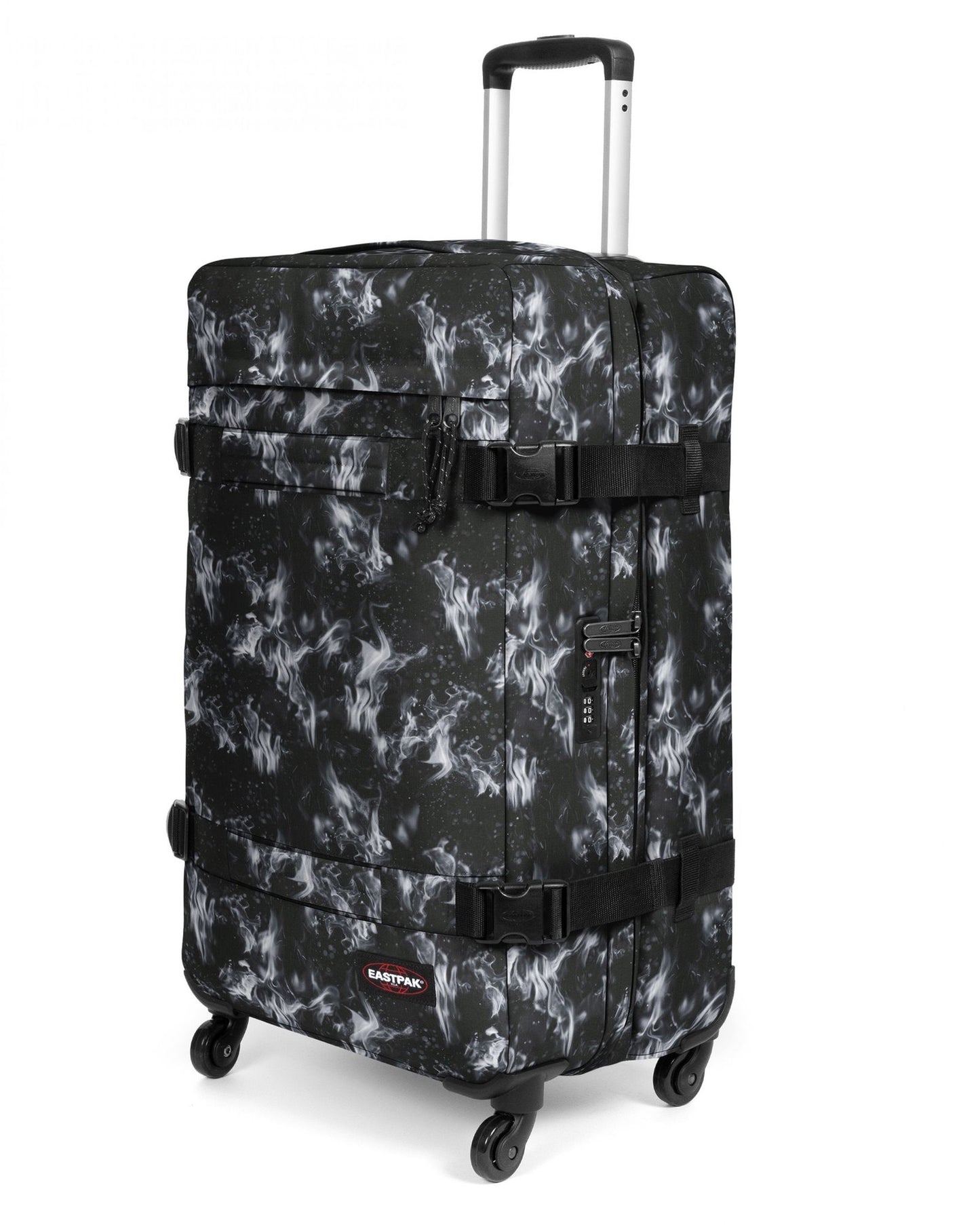 حقيبة سفر إيست باك ترانزيت آر ٤ لتر داكنة كبيرة بأربع عجلات - EK0A5BFK7J31