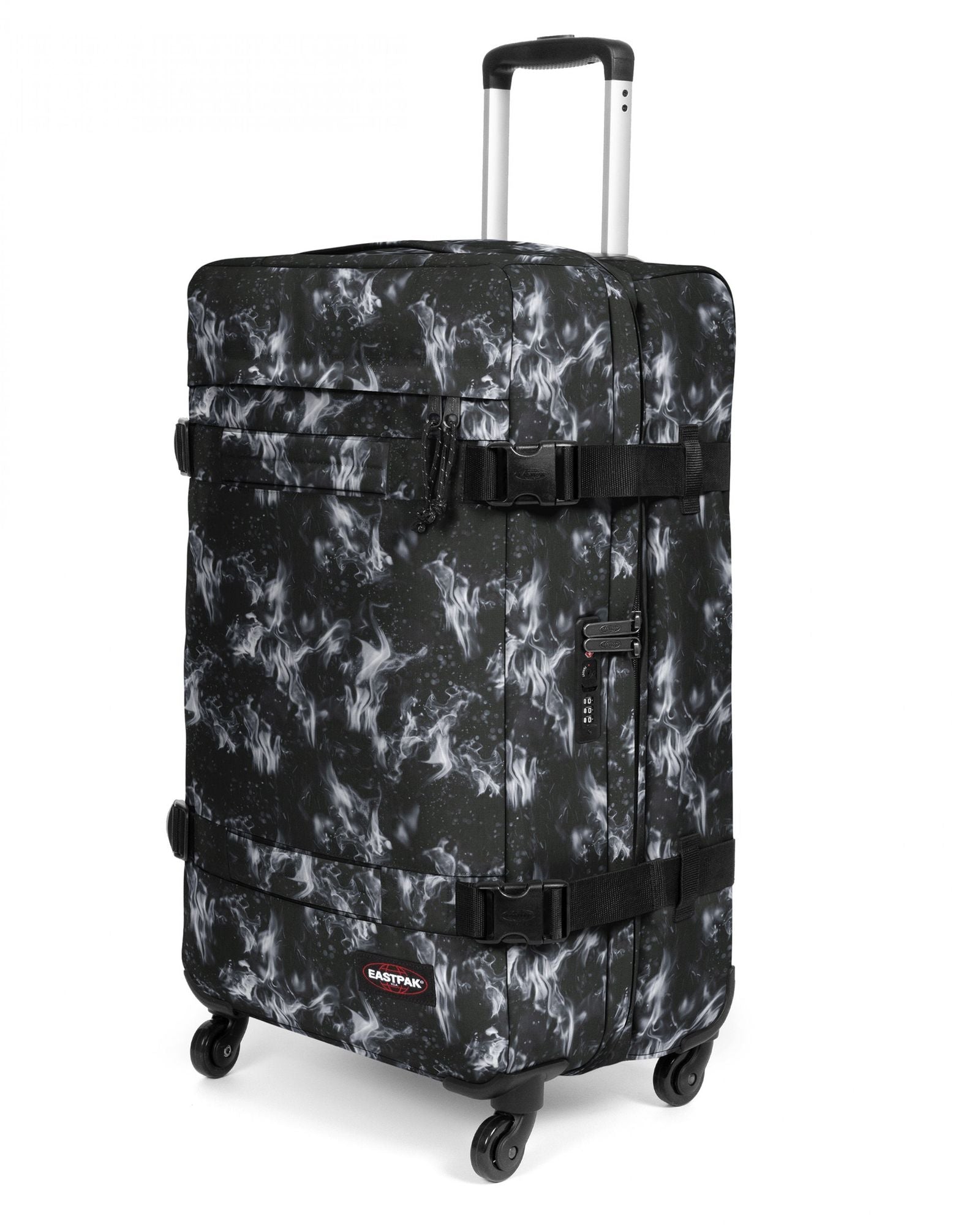 حقيبة سفر إيست باك ترانزيت آر ٤ لتر داكنة كبيرة بأربع عجلات - EK0A5BFK7J31