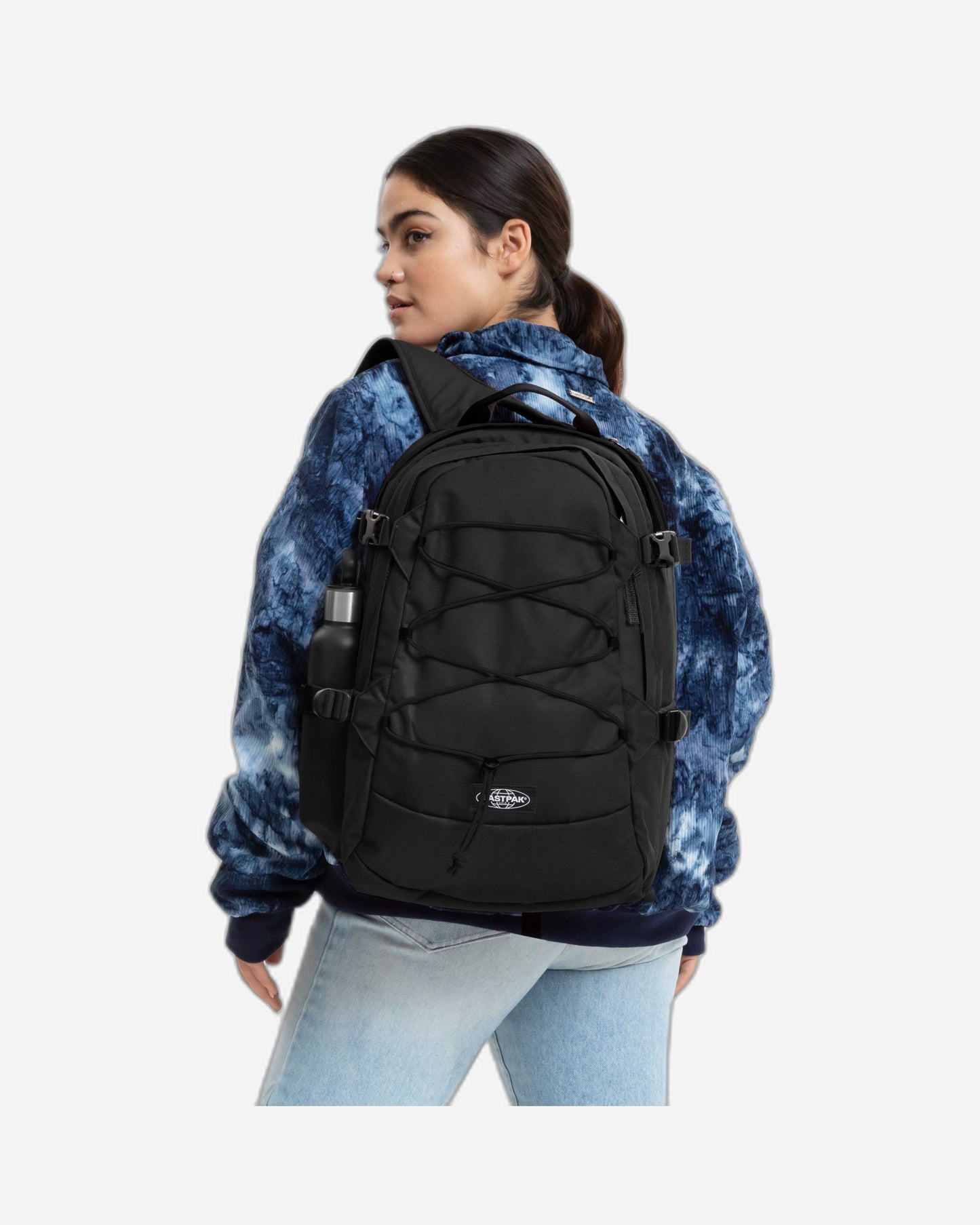 حقيبة ظهر للكمبيوتر المحمول متوسطة الحجم من Eastpak Gerys CS Mono Black2 - EK0A5BFZW331