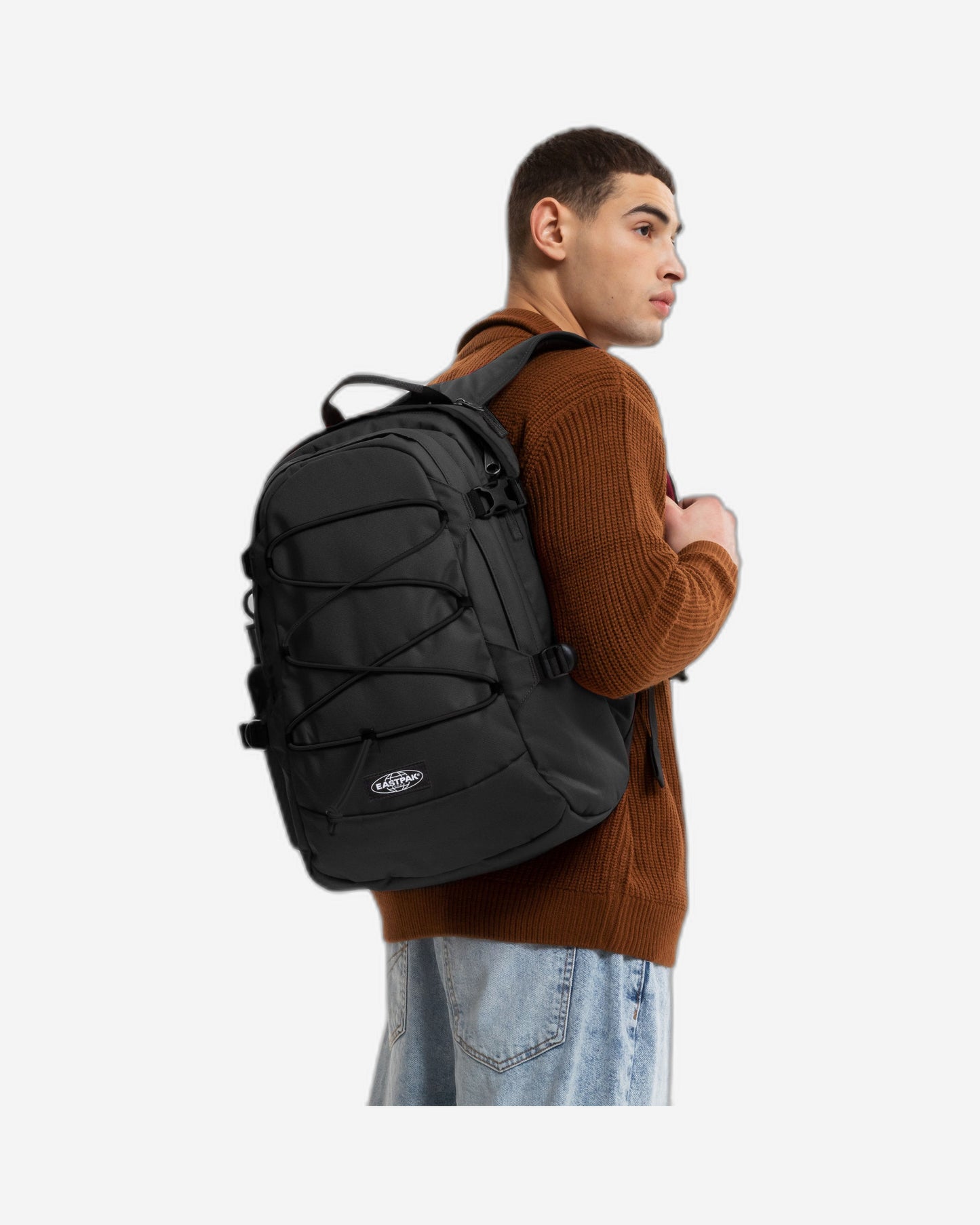حقيبة ظهر للكمبيوتر المحمول متوسطة الحجم من Eastpak Gerys CS Mono Black2 - EK0A5BFZW331