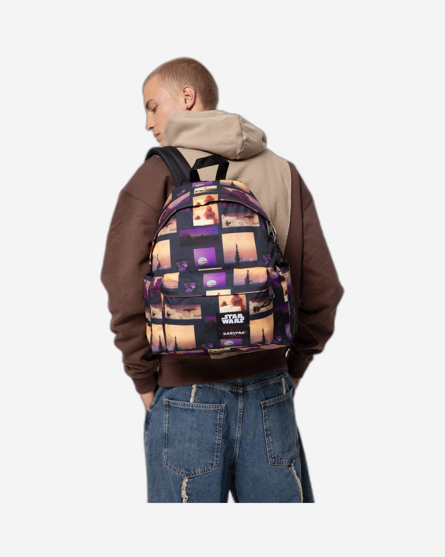 حقيبة ظهر إيستباك داي باك آر ستار وورز لاندسكيب الرمادية