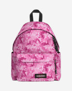حقيبة ظهر Eastpak Day Pak'R Flowerblur وردية متوسطة الحجم مع حامل زجاجات وجيب للكمبيوتر المحمول - EK0A5BG42O31