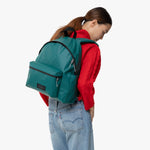 Eastpak Day Pak'R Tarp Petrol Medium backpack with bottle holder and laptop sleeve