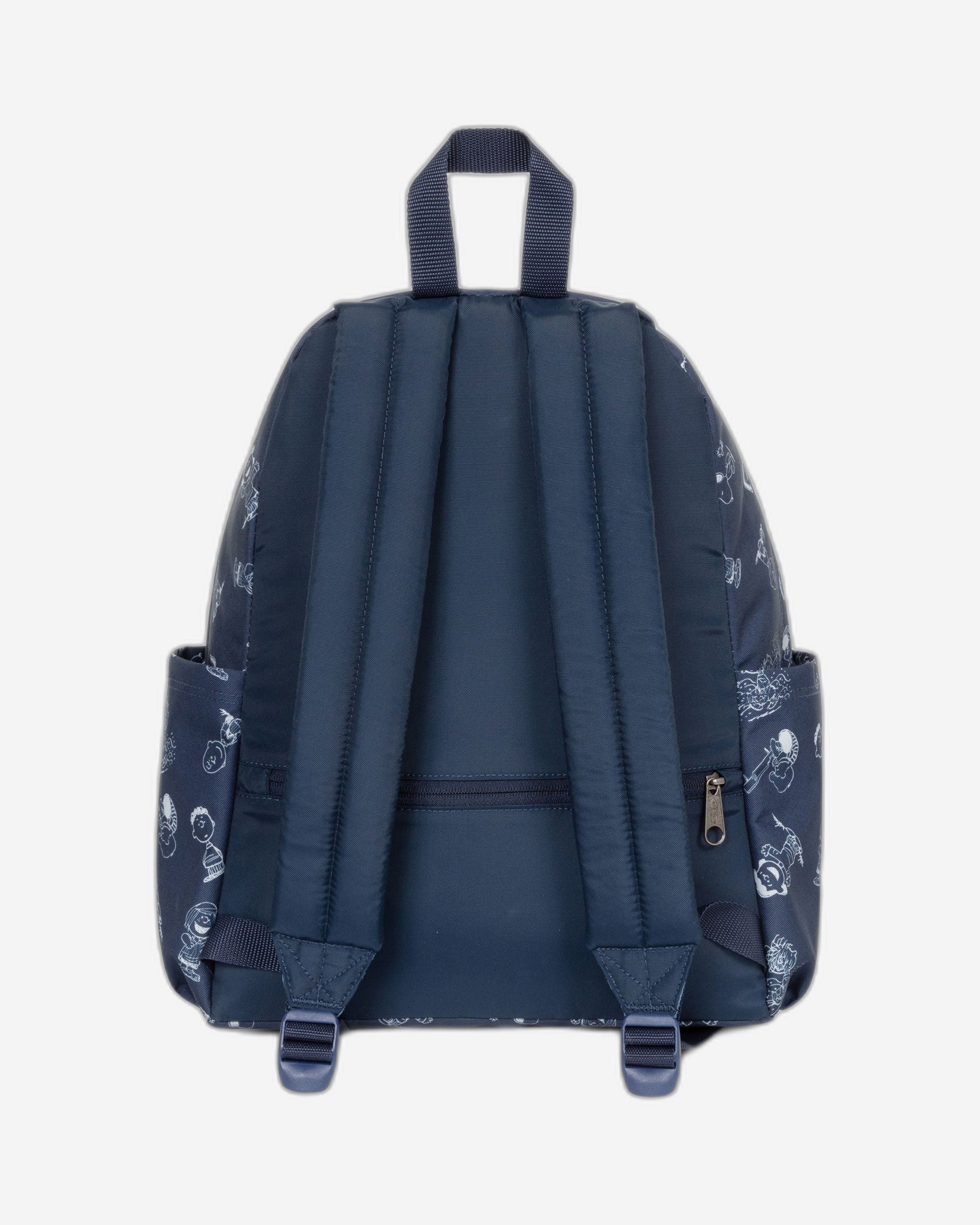 حقيبة ظهر Eastpak Day Pak'R Peanuts Navy متوسطة الحجم مع حامل زجاجات وجيب للكمبيوتر المحمول - EK0A5BG47O01