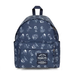 Eastpak Day Pak'R Peanuts Navy Medium backpack with bottle holder and laptop sleeve