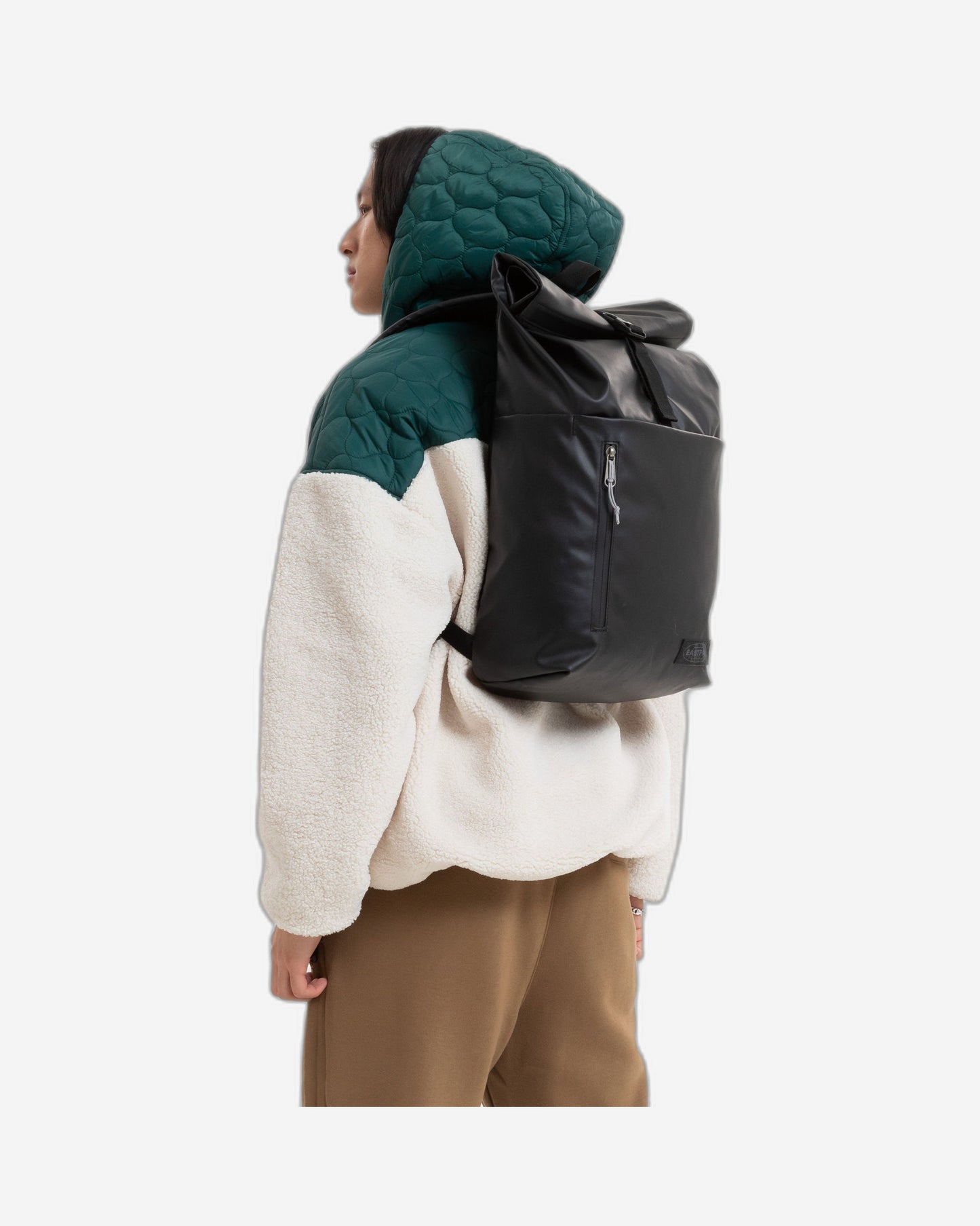 حقيبة ظهر إيست باك أب رول تارب سوداء كبيرة - EK0A5BGFO131