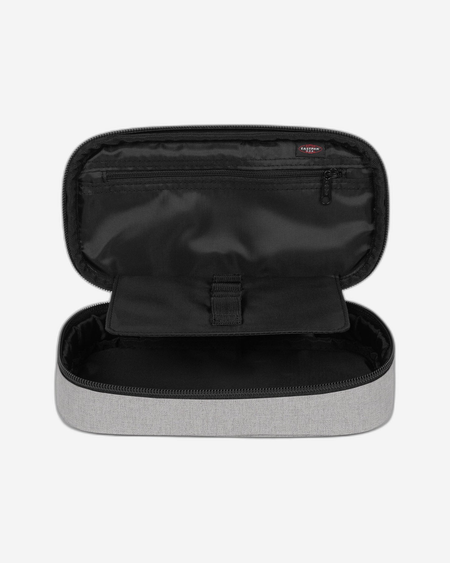 حافظة أقلام متوسطة الحجم من إيستباك، مصنوعة من شبكة بيضاوية رمادية ثلجية