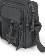 حقيبة خصر كبيرة من Eastpak Double Cross من قماش الدنيم الأسود - EK0A5BIU77H1