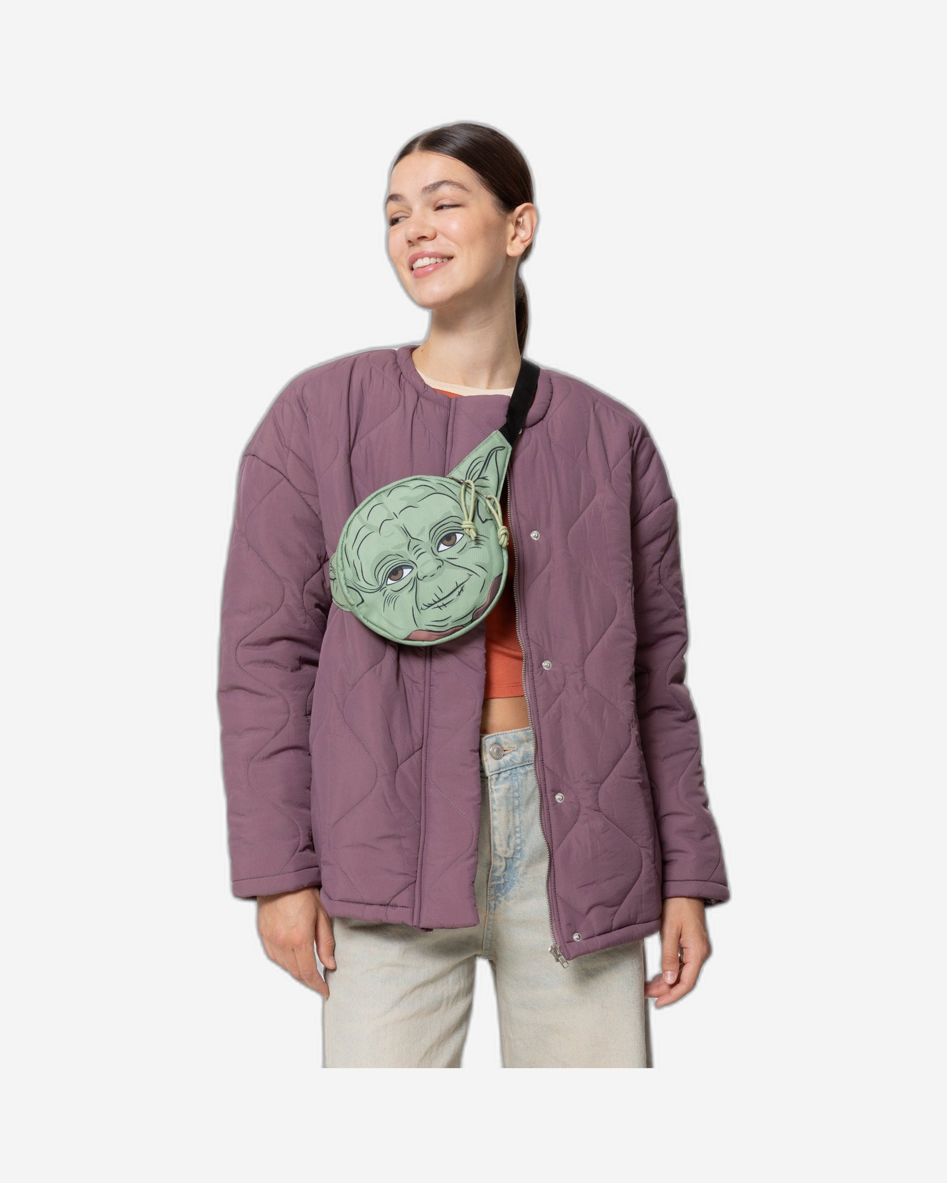 حقيبة إيست باك يودا ستار وورز الخضراء - EK0A5BJ91Q61