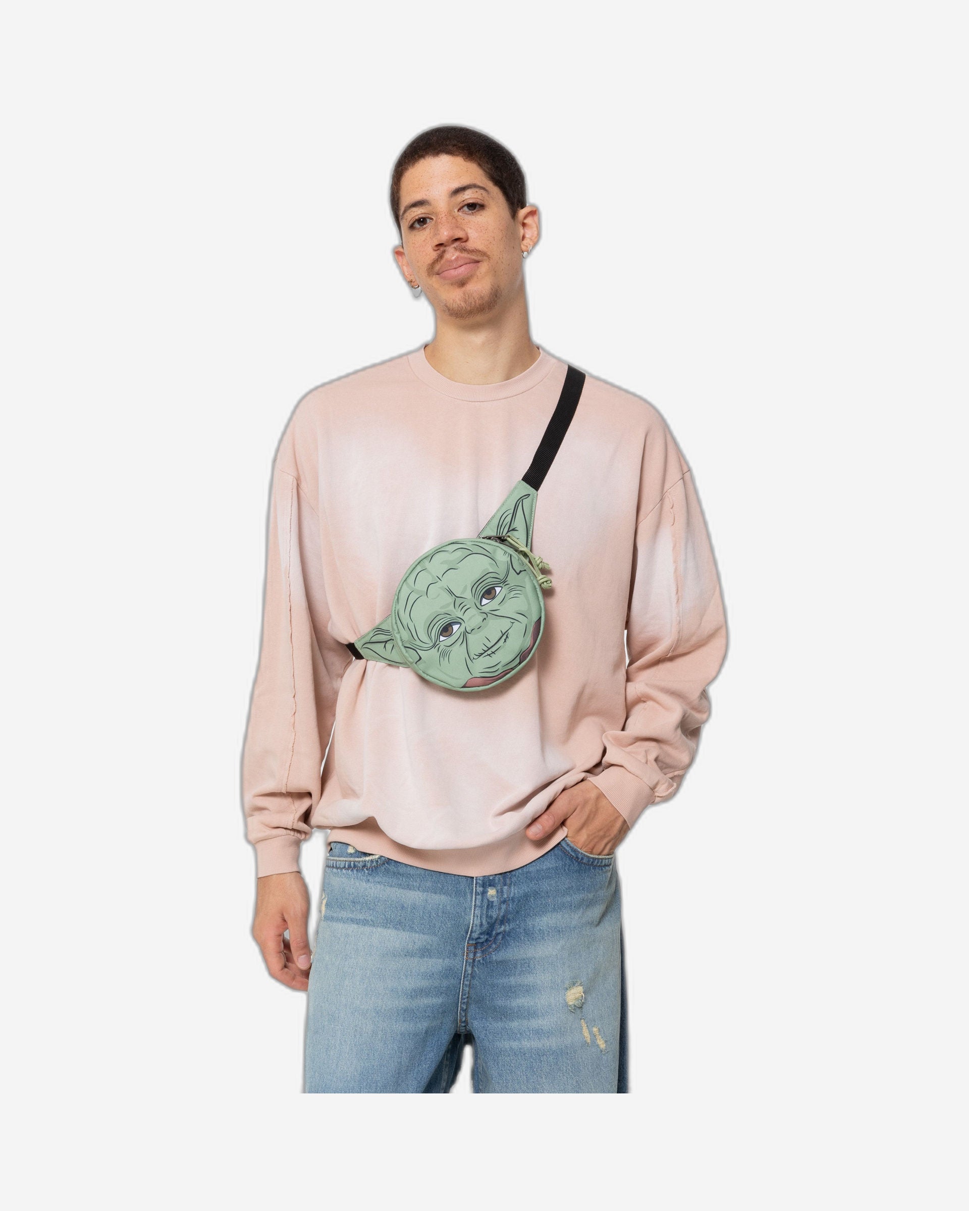 حقيبة إيست باك يودا ستار وورز الخضراء - EK0A5BJ91Q61