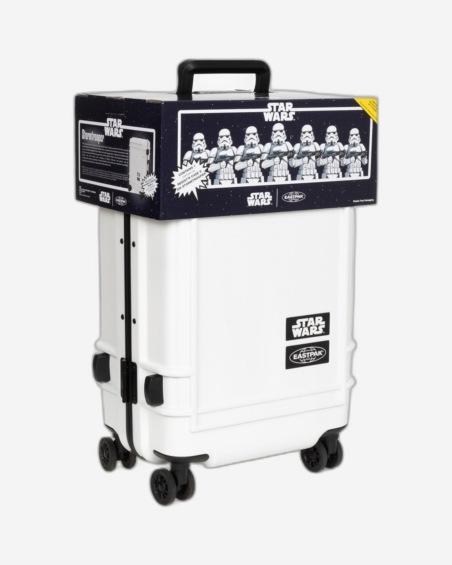 حقيبة سفر صلبة غير قابلة للتوسيع من إيستباك ريزيست ستار وورز ستورمتروبر، مقاس 56 سم
