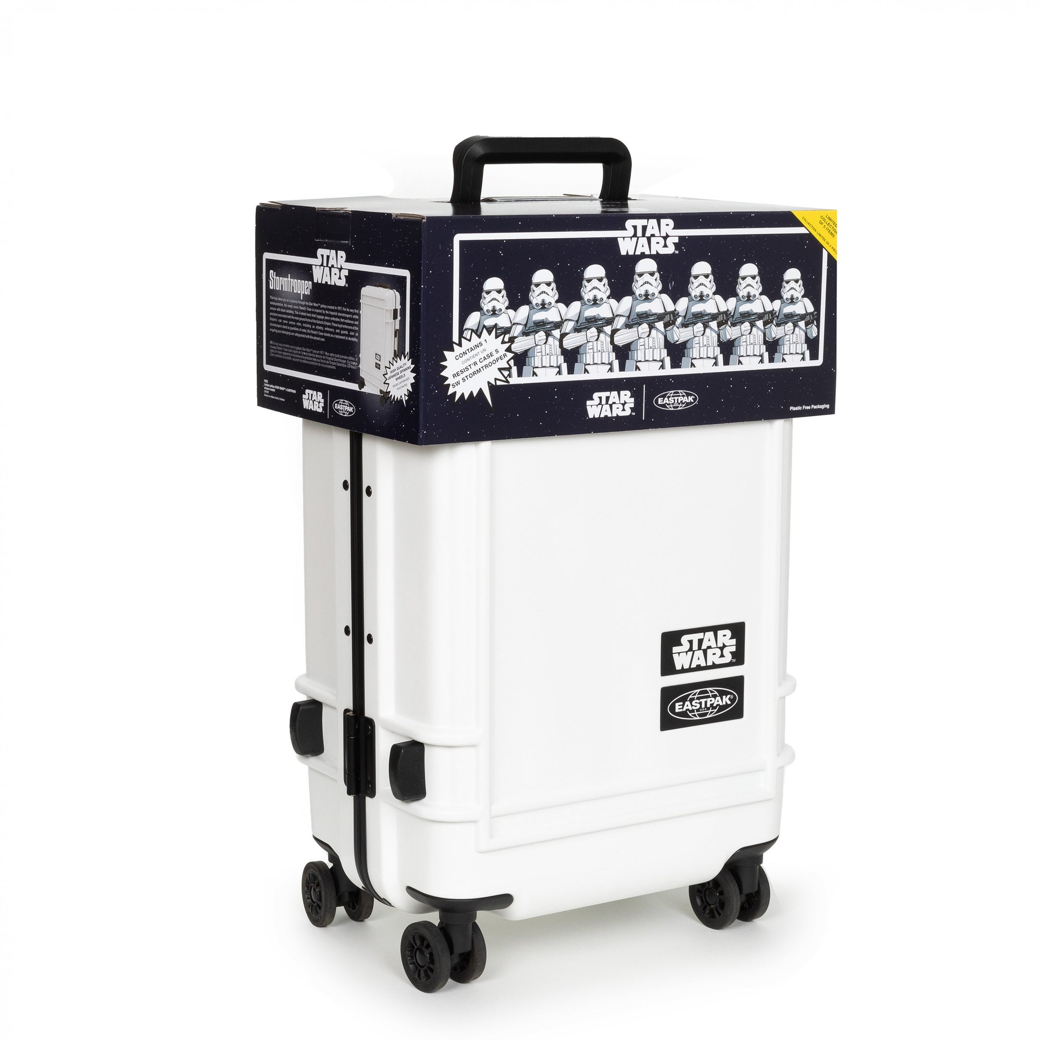 حقيبة سفر صلبة غير قابلة للتمدد من إيست باك ريزيست آر ستار وورز ستورم تروبر، مقاس 56 سم