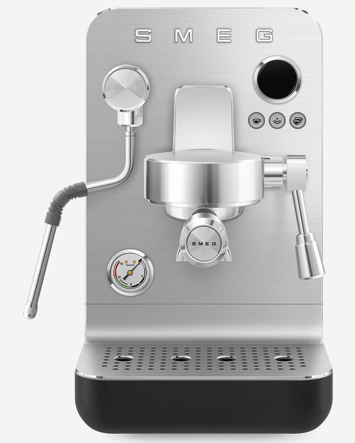 SMEG Mini Pro Coffee Machine Black - EMC02BLMUK