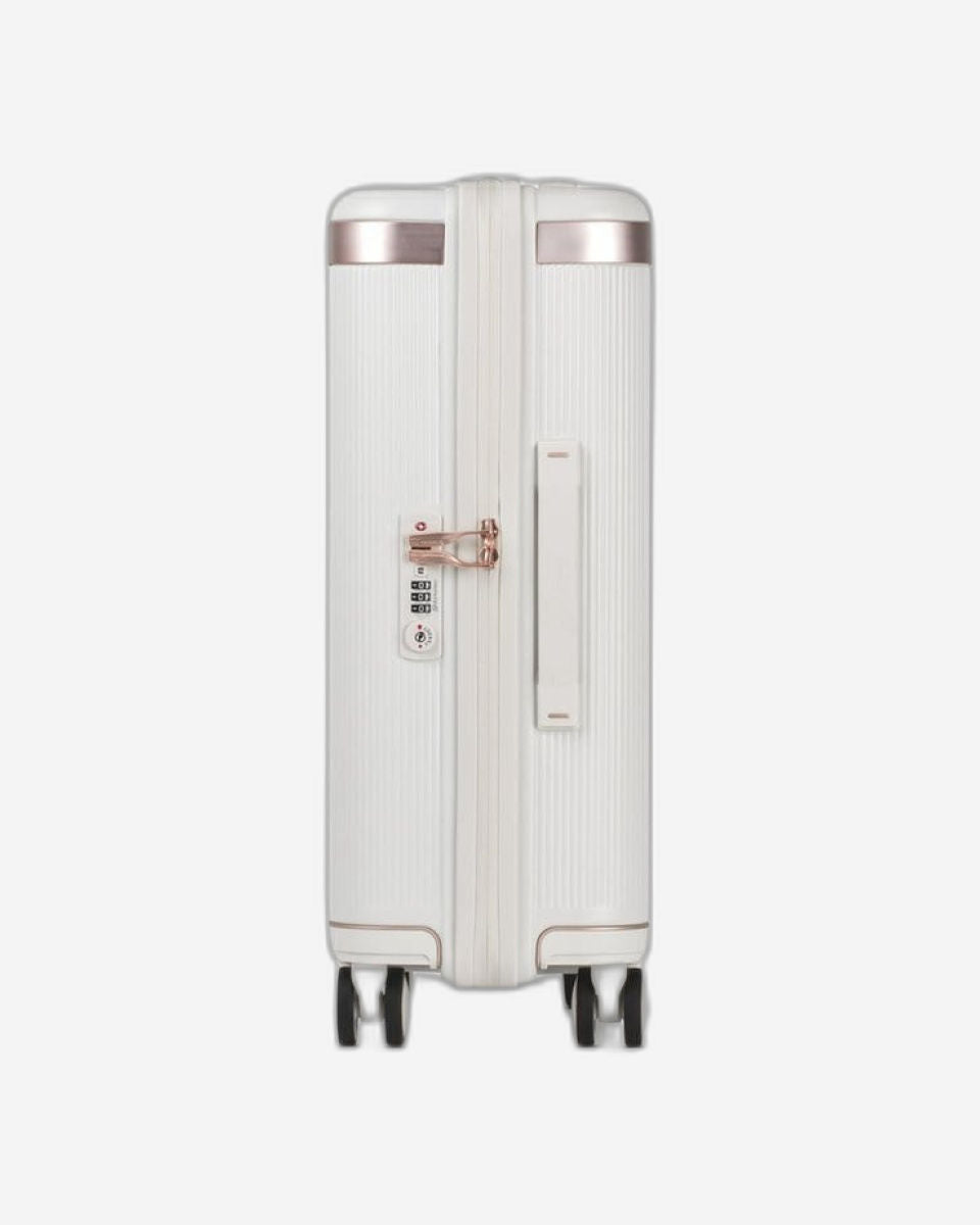 عربة أمتعة إيكولاك شوجون كلاسيك مقاس ٢٠ بوصة بأربع عجلات مزدوجة، لون أبيض عاجي - CTA148 أبيض عاجي ٢٠