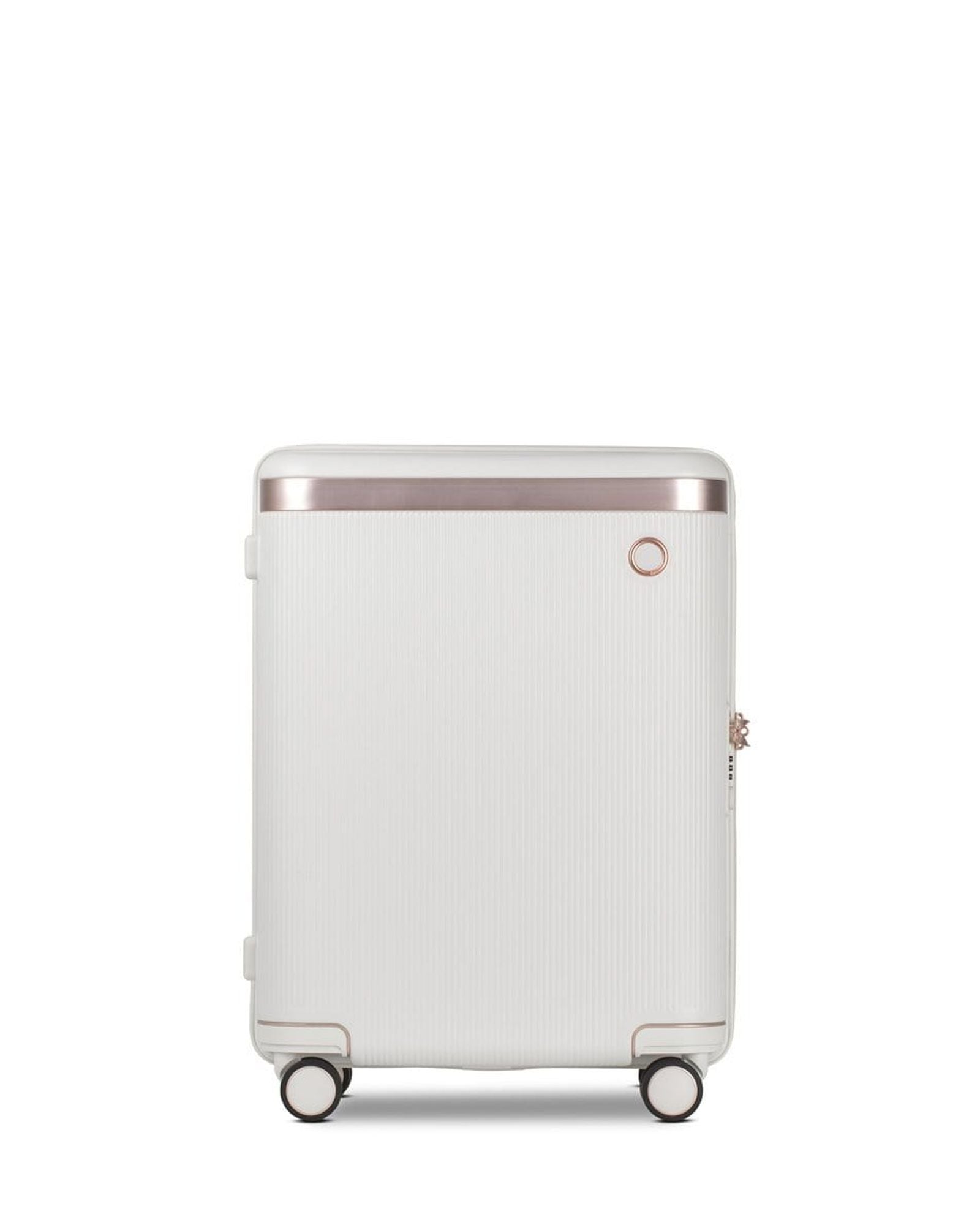 عربة أمتعة إيكولاك شوجون كلاسيك مقاس ٢٠ بوصة بأربع عجلات مزدوجة، لون أبيض عاجي - CTA148 أبيض عاجي ٢٠