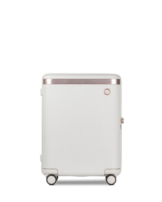 عربة أمتعة إيكولاك شوجون كلاسيك مقاس ٢٠ بوصة بأربع عجلات مزدوجة، لون أبيض عاجي - CTA148 أبيض عاجي ٢٠