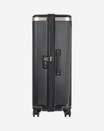 عربة أمتعة إيكولاك ديناستي، مقاس 24 بوصة، بأربع عجلات مزدوجة، لون أسود-ذهبي - PC142 24 BLK/GLD