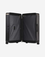 عربة أمتعة إيكولاك ديناستي، مقاس 28 بوصة، مزودة بأربع عجلات مزدوجة، لون أسود-ذهبي - PC142 28 BLK/GLD