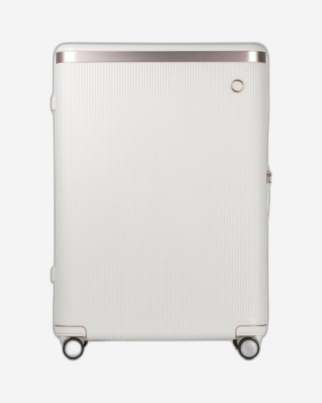 عربة أمتعة إيكولاك ديناستي 28 بوصة بأربع عجلات مزدوجة لتسجيل الوصول، لون أبيض عاجي - PC142 أبيض عاجي 28